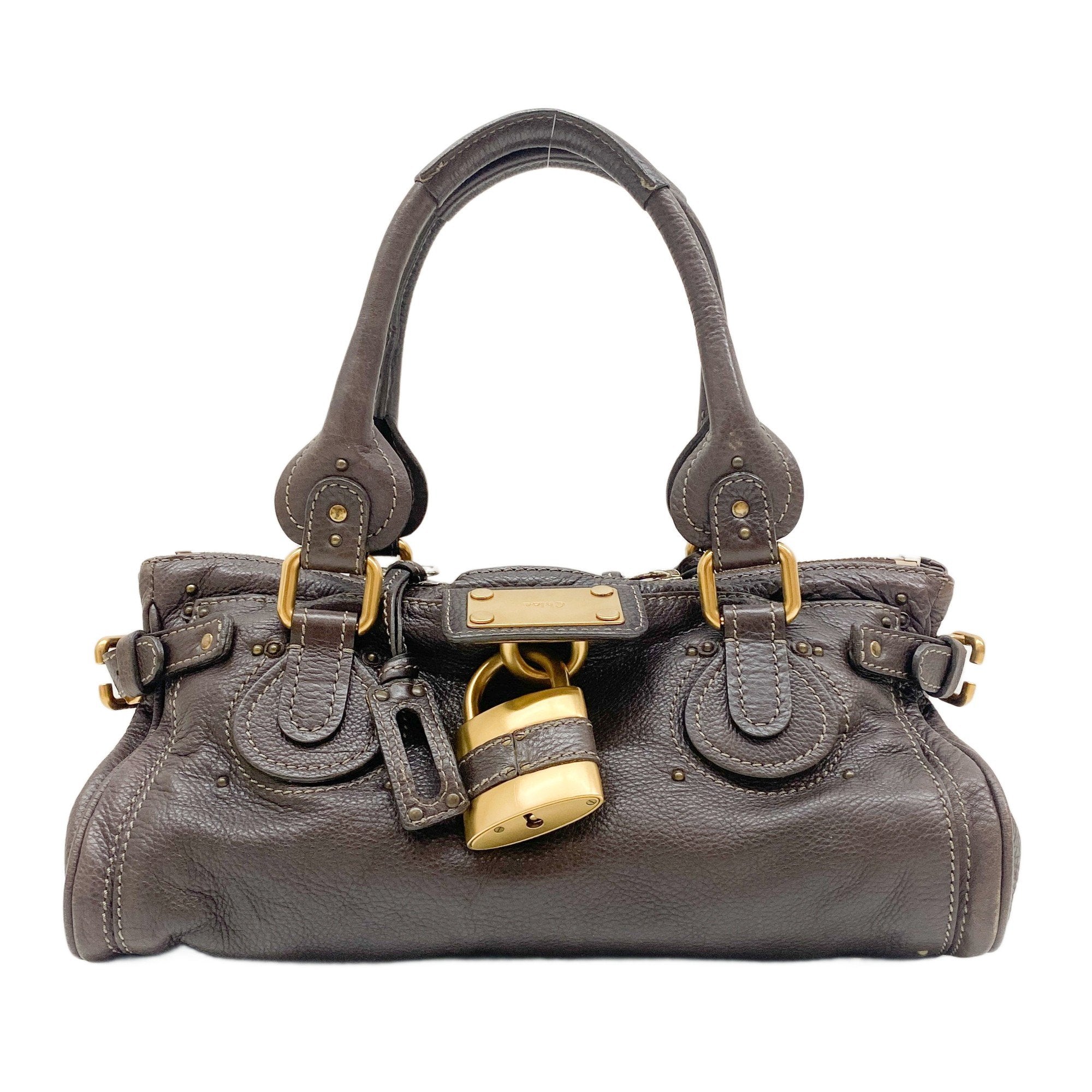 Paddington Dark Brown Leather Shoulder Bag