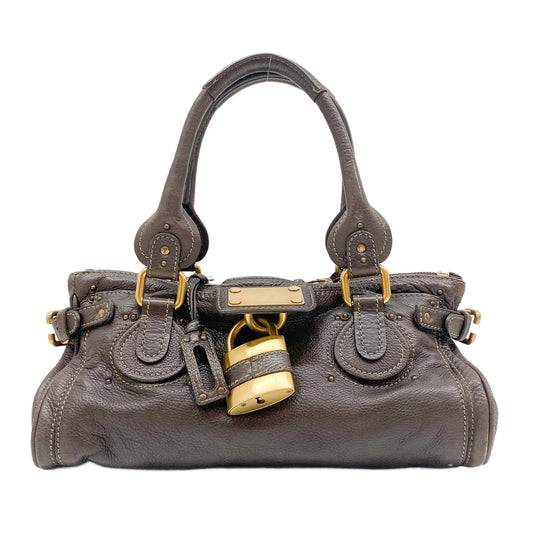 Paddington Dark Brown Leather Shoulder Bag
