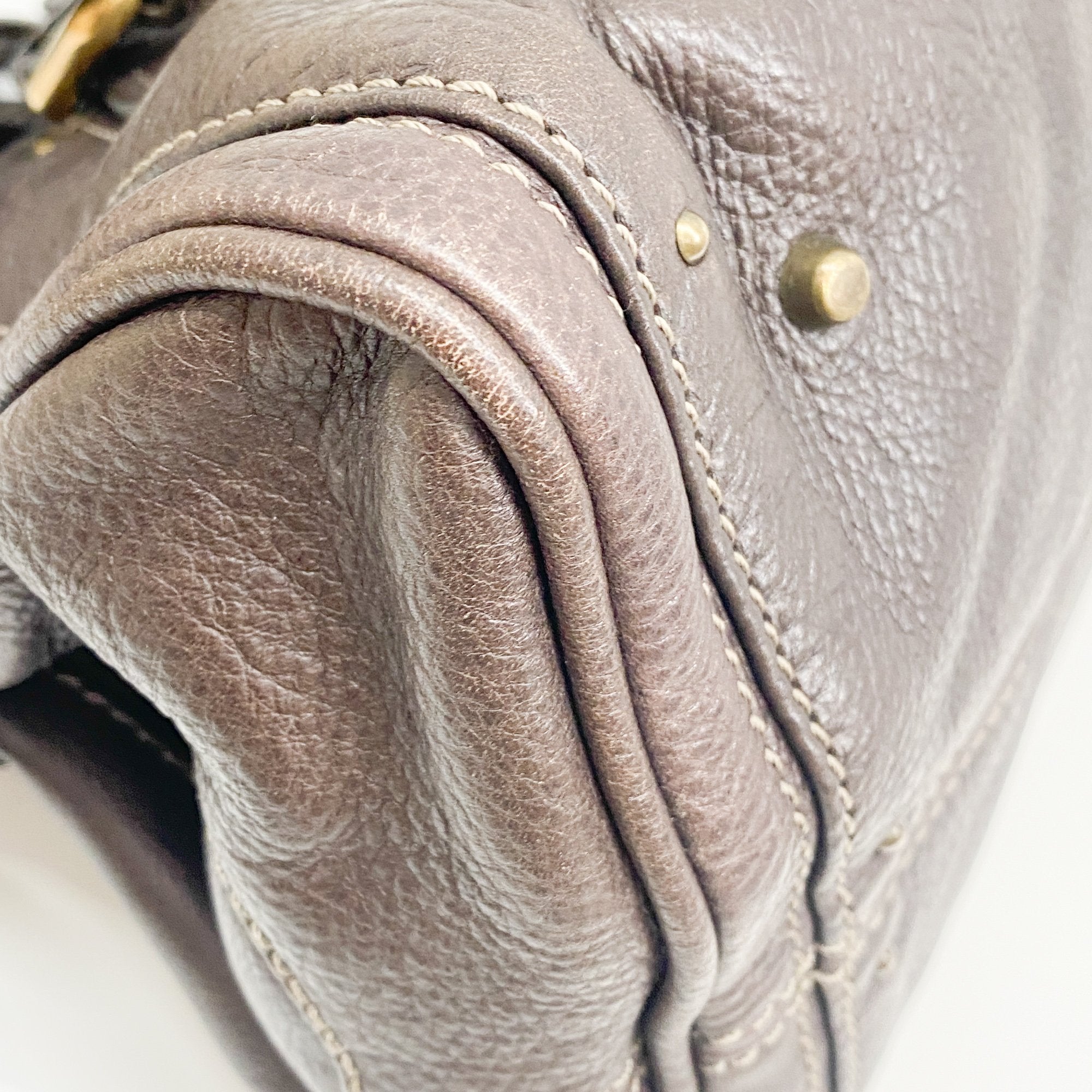 Paddington Dark Brown Leather Shoulder Bag