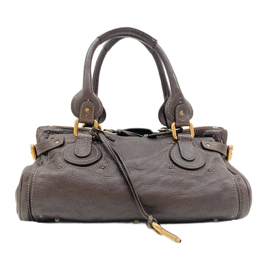 Paddington Dark Brown Leather Shoulder Bag
