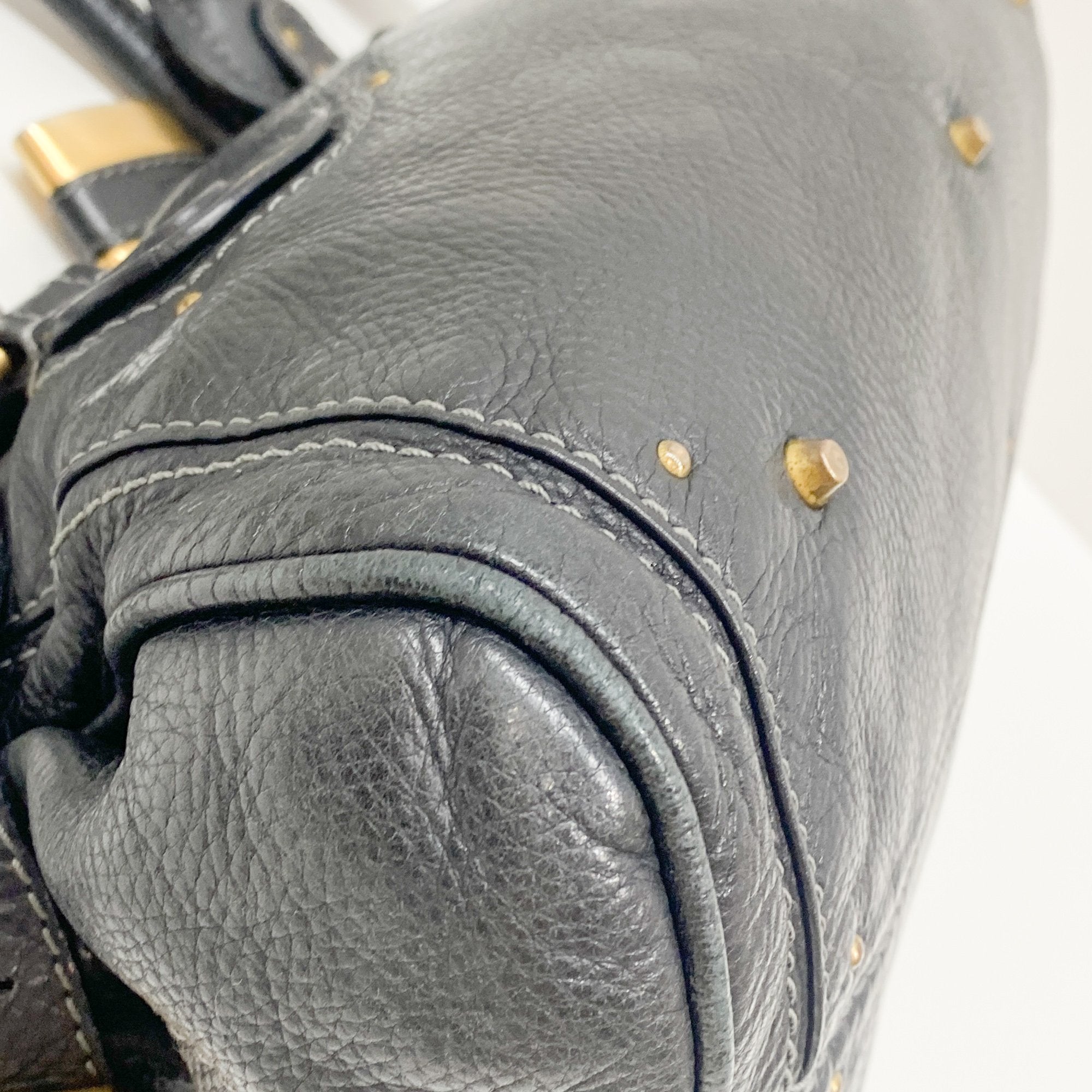 Paddington Black Leather Two Way Bag