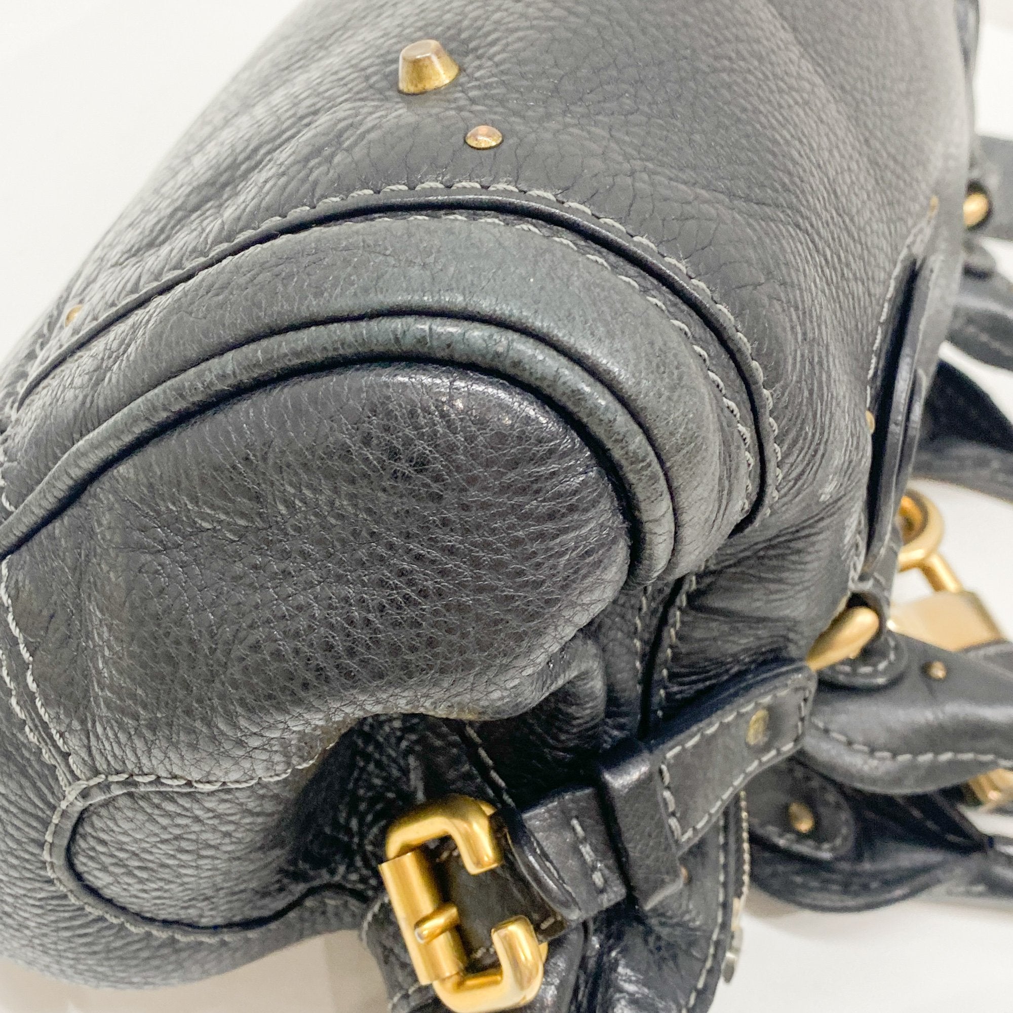 Paddington Black Leather Two Way Bag