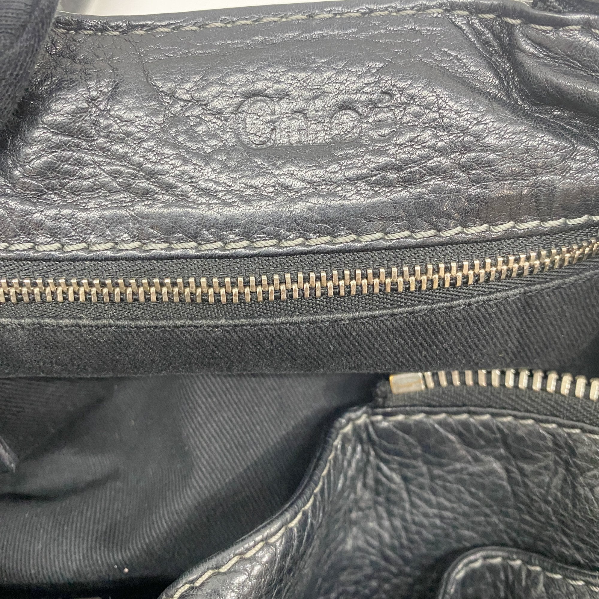 Paddington Black Leather Two Way Bag