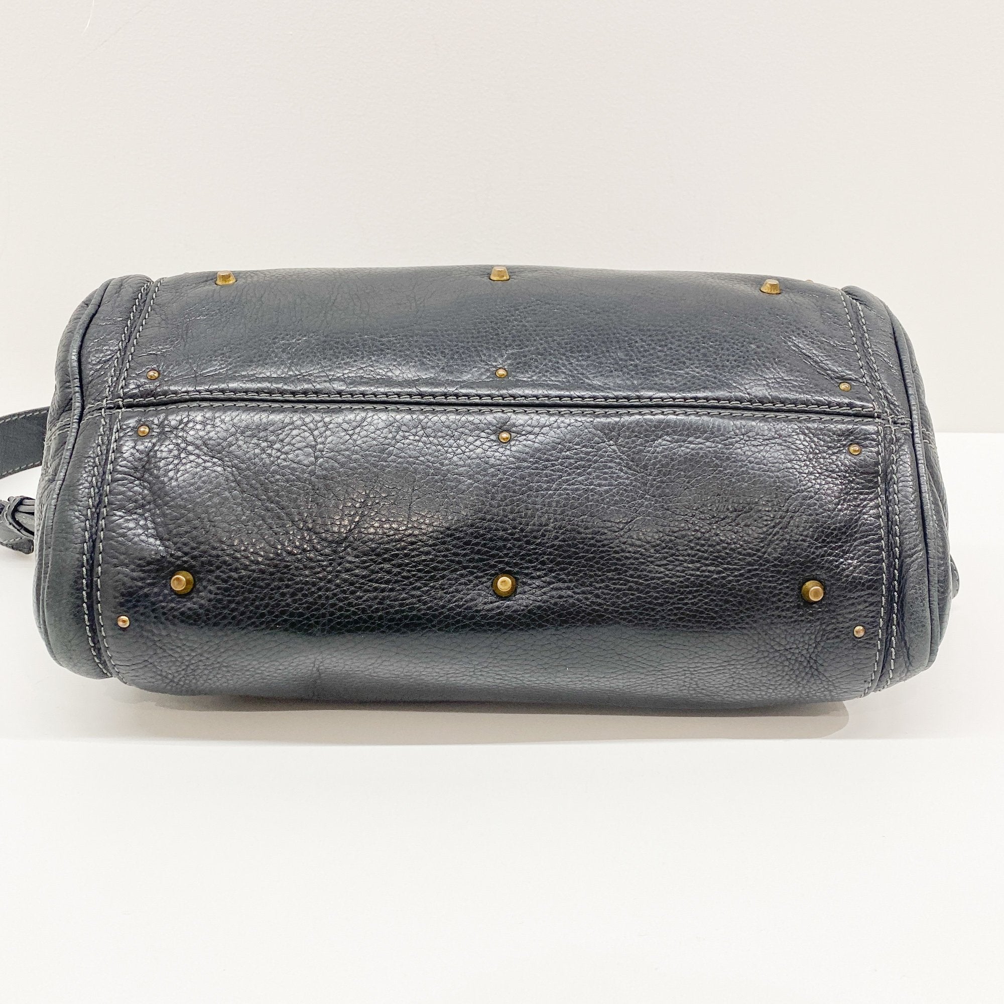 Paddington Black Leather Two Way Bag