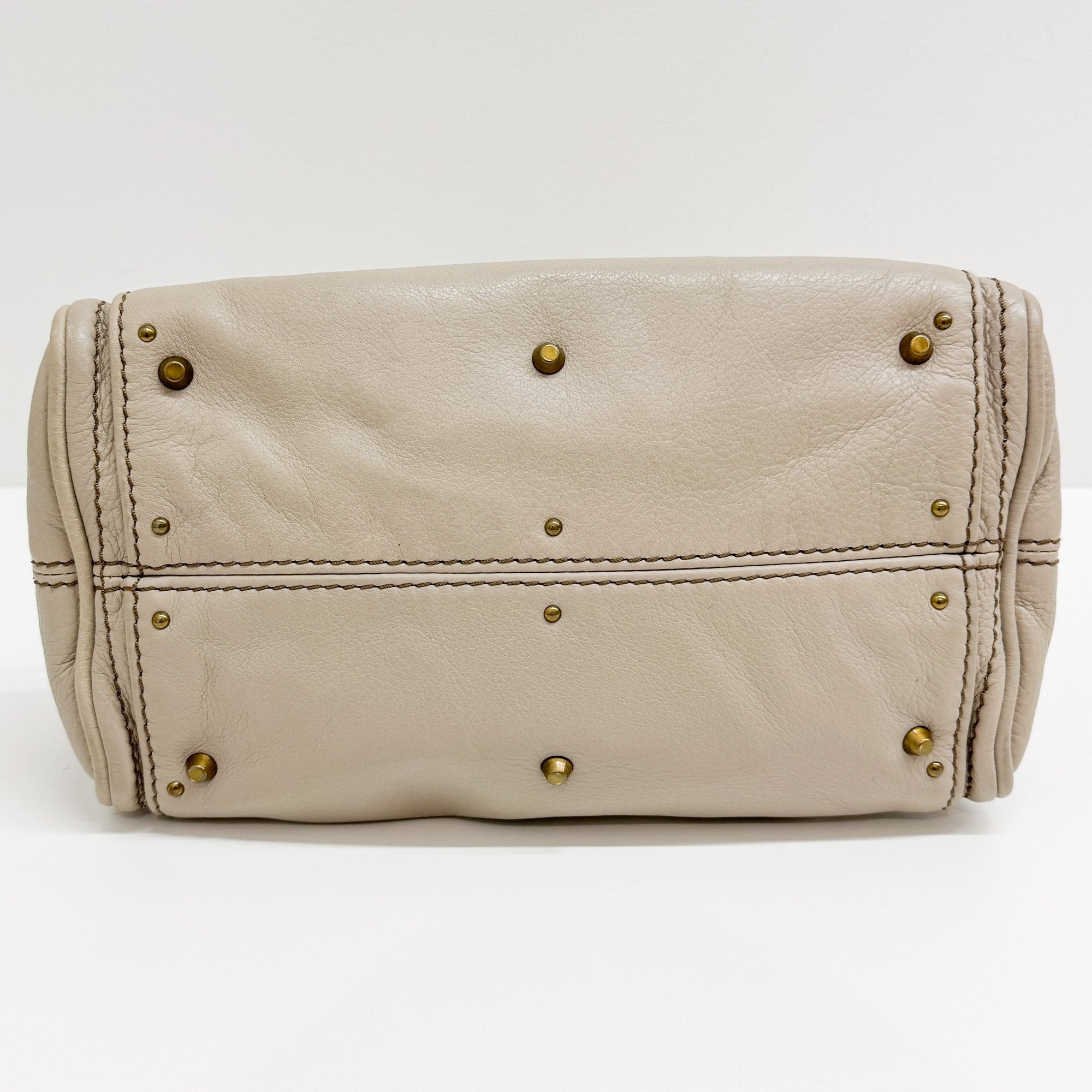 Mini Paddington Grey Leather Shoulder Bag