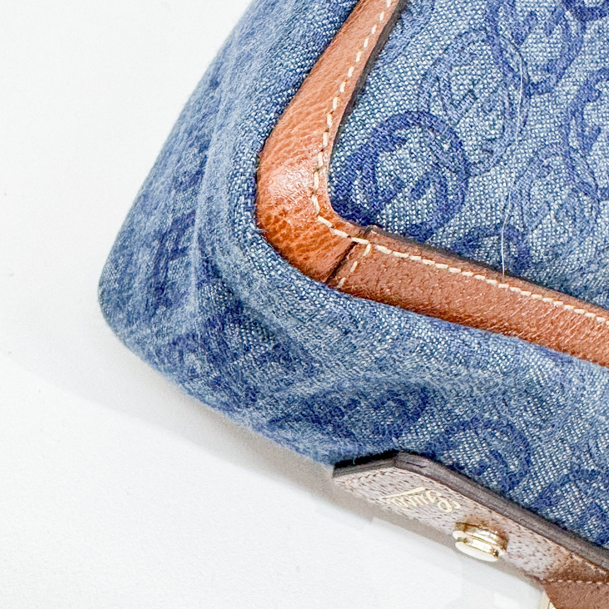 Abbey Blue GG Canvas Shoulder Bag