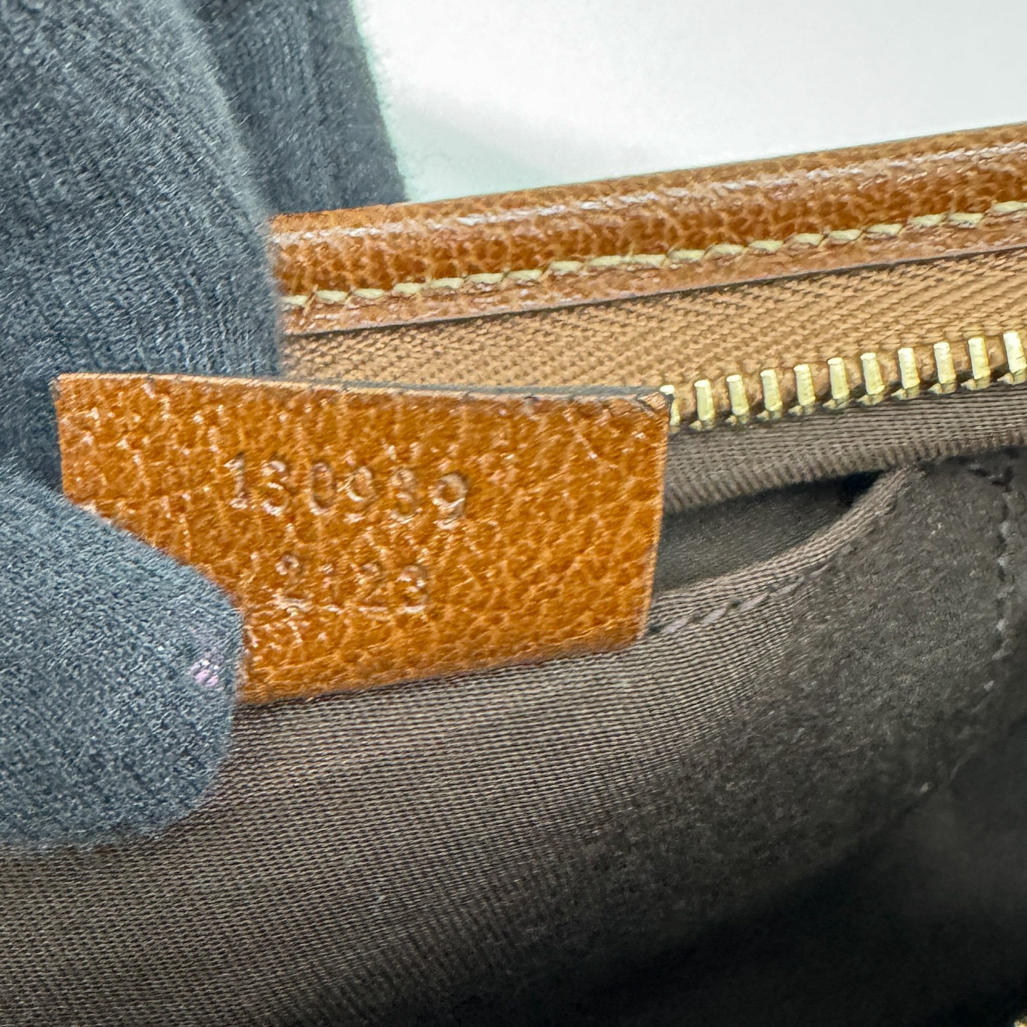 Abbey Blue GG Canvas Shoulder Bag