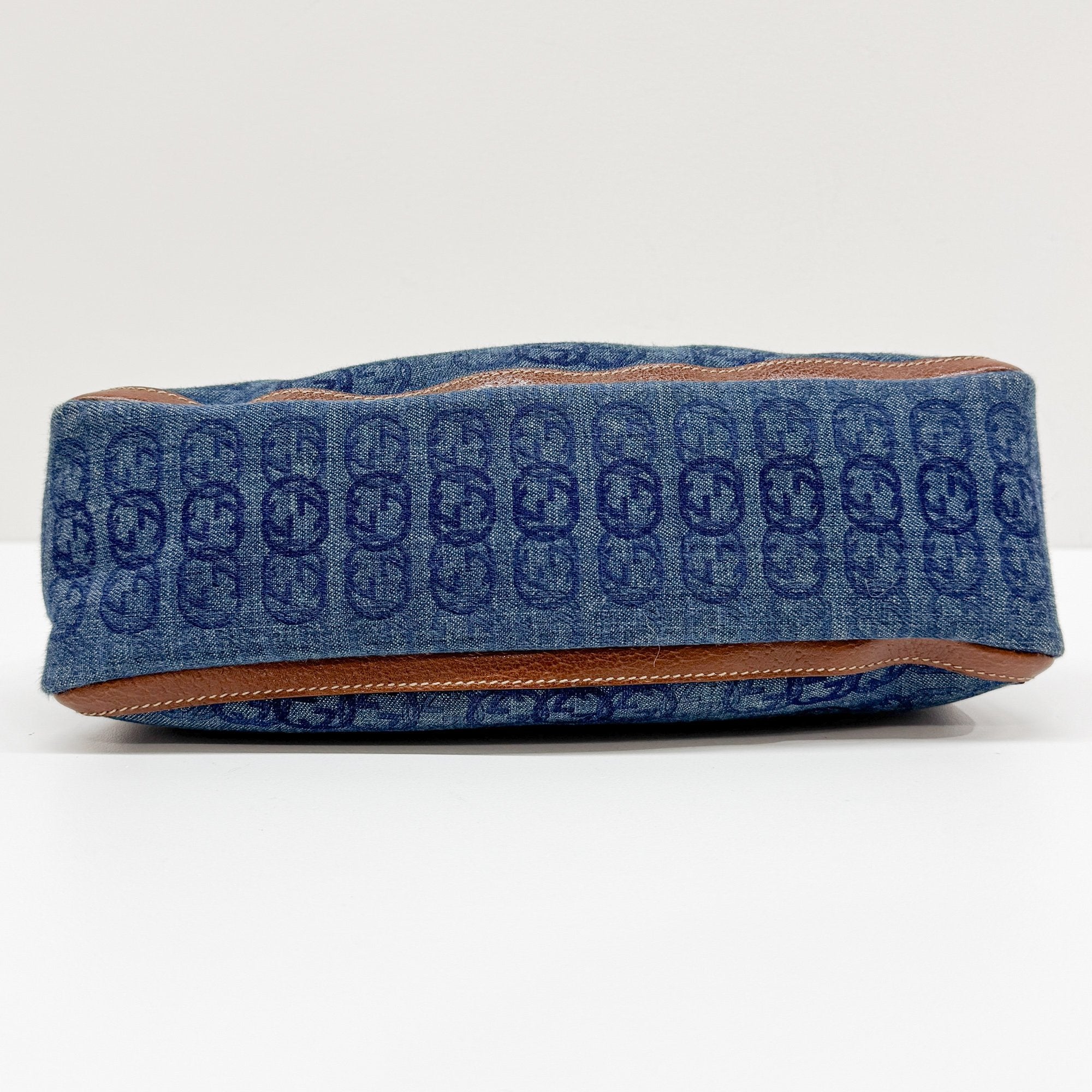 Abbey Blue GG Canvas Shoulder Bag