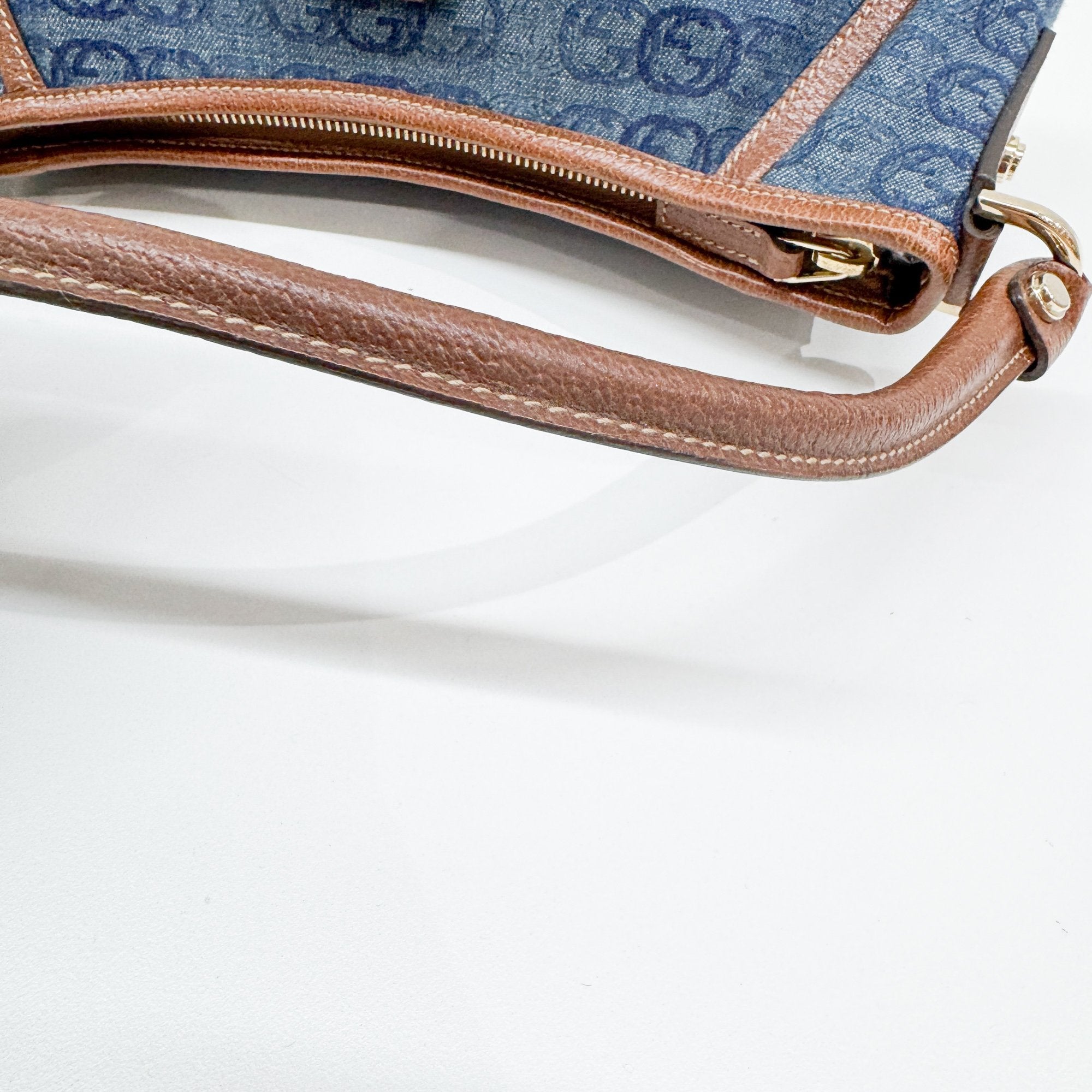 Abbey Blue GG Canvas Shoulder Bag