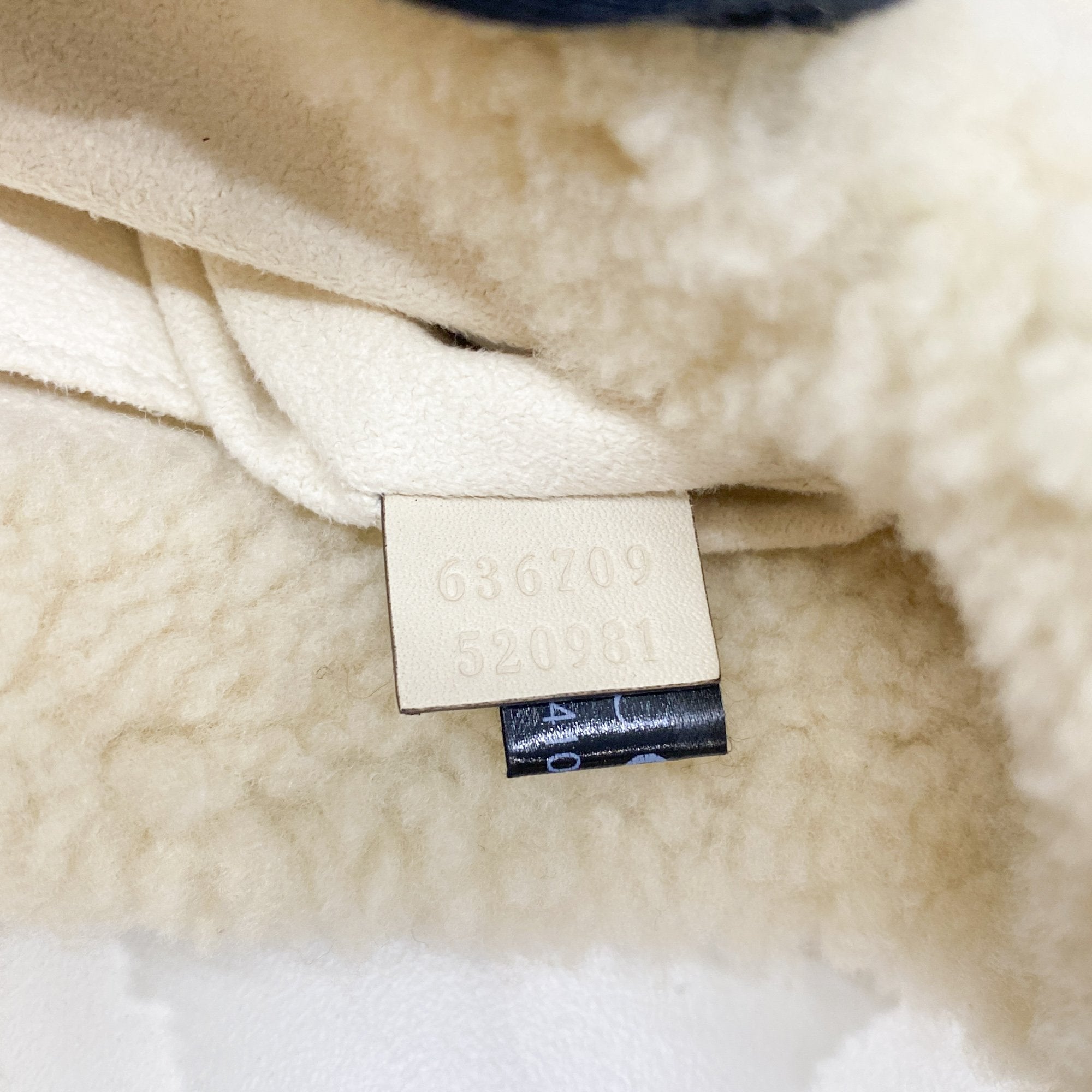 Jackie Beige Fur Shoulder Bag