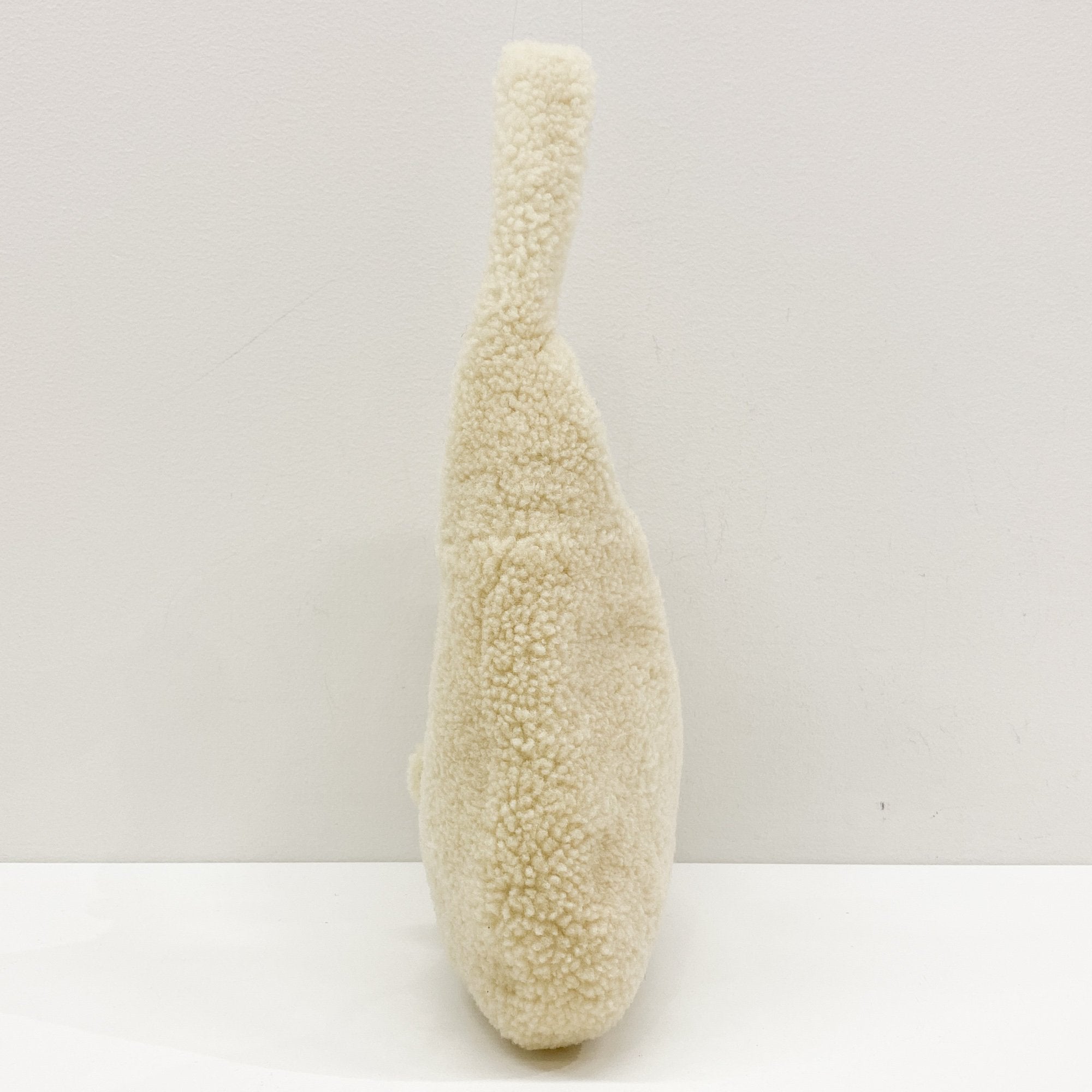 Jackie Beige Fur Shoulder Bag