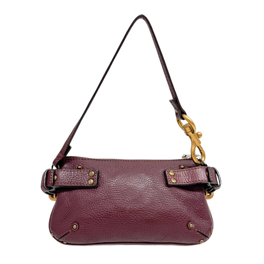 Paddington Pouch Burgundy Leather Hand Bag