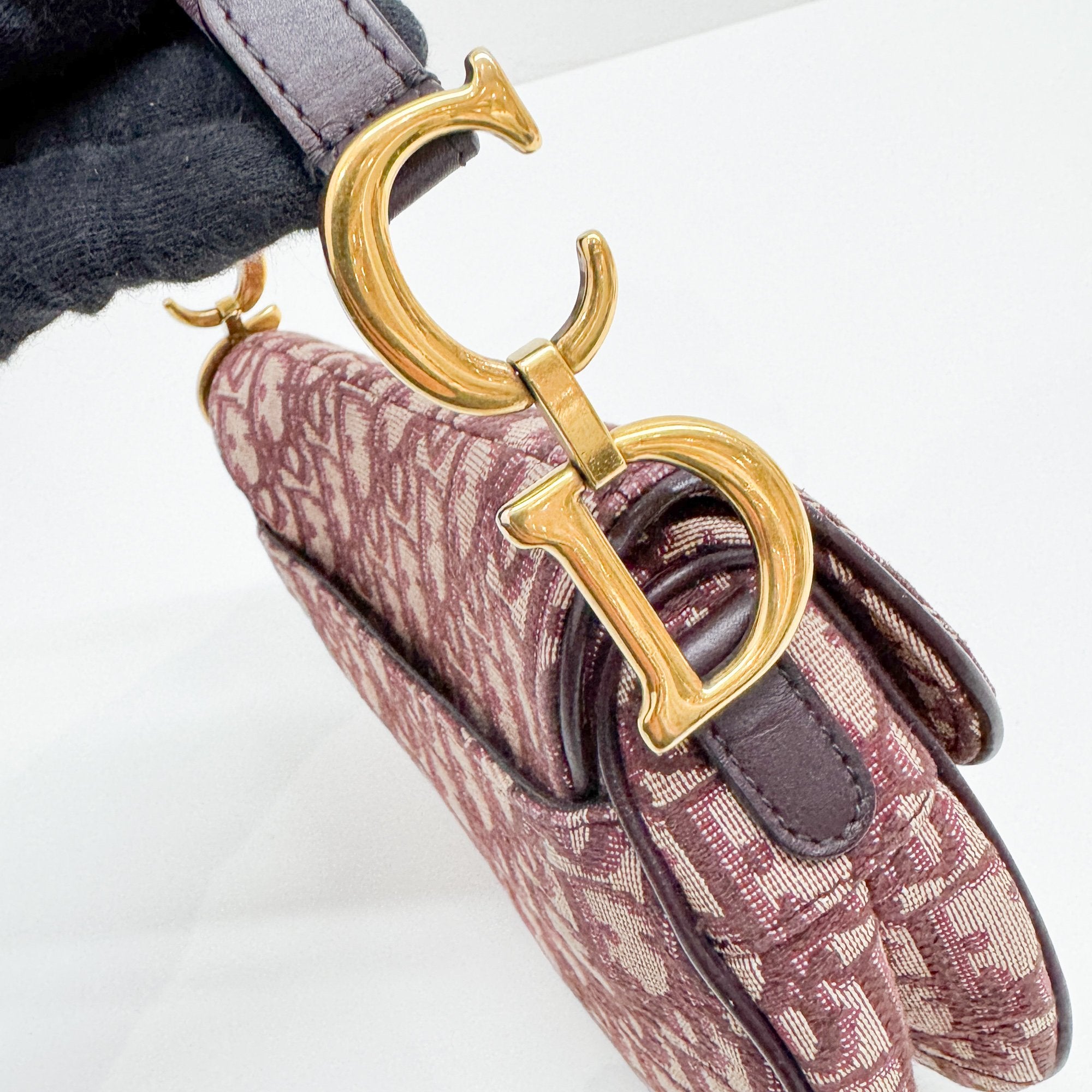 Mini Saddle Red Trotter Canvas Hand Bag