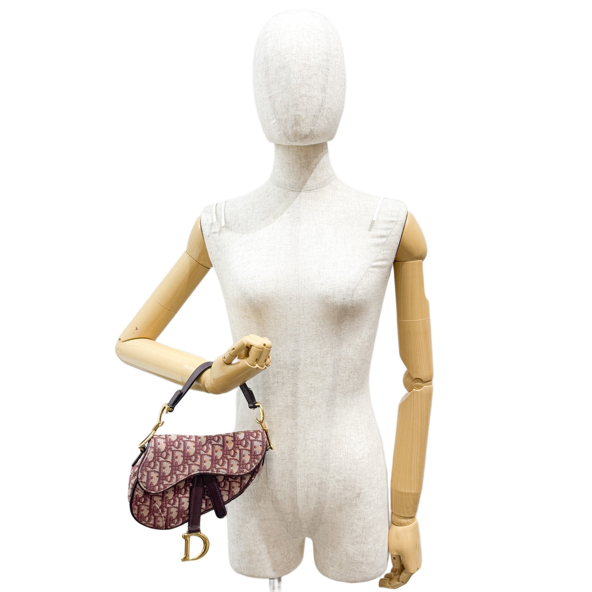 Mini Saddle Red Trotter Canvas Hand Bag