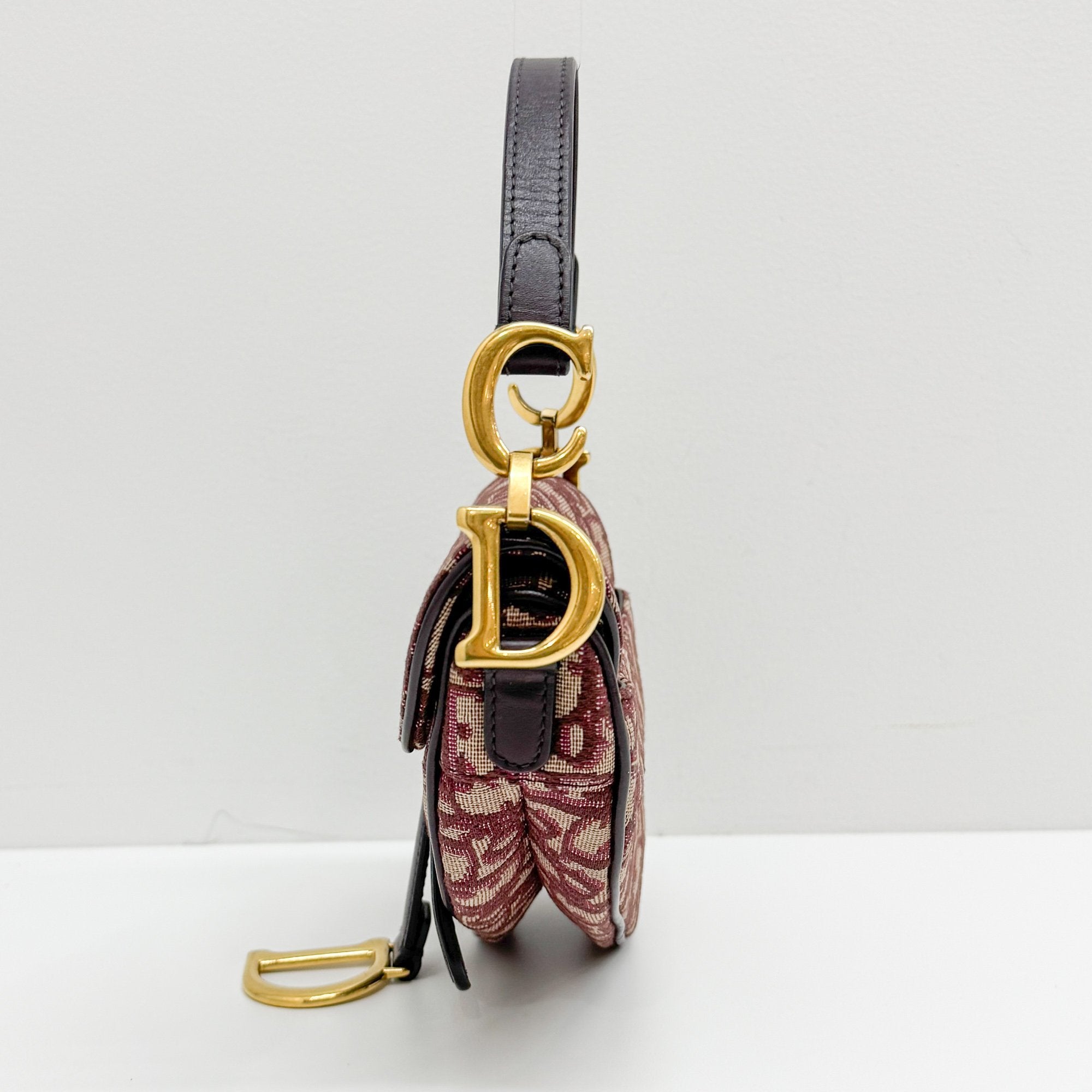 Mini Saddle Red Trotter Canvas Hand Bag