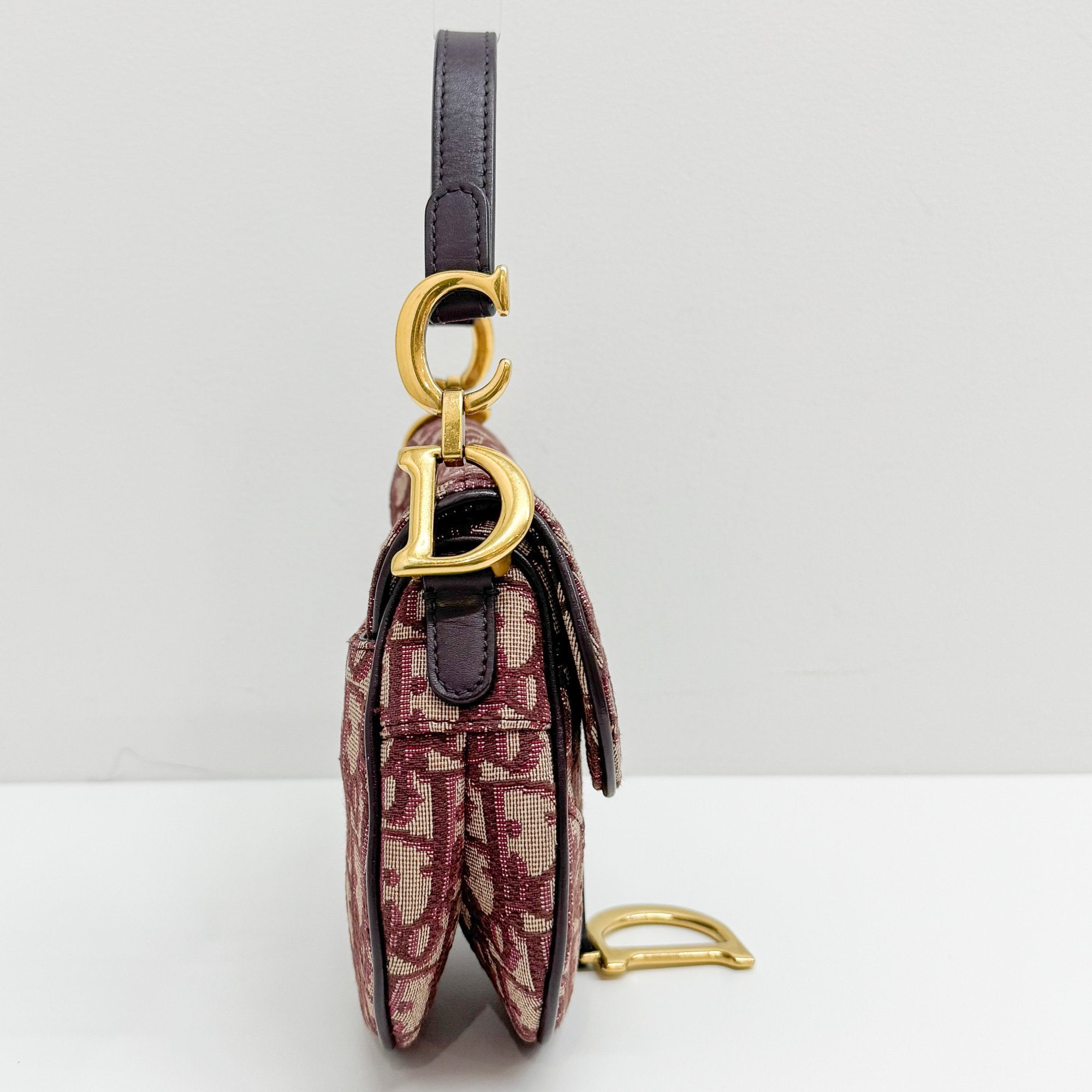 Mini Saddle Red Trotter Canvas Hand Bag