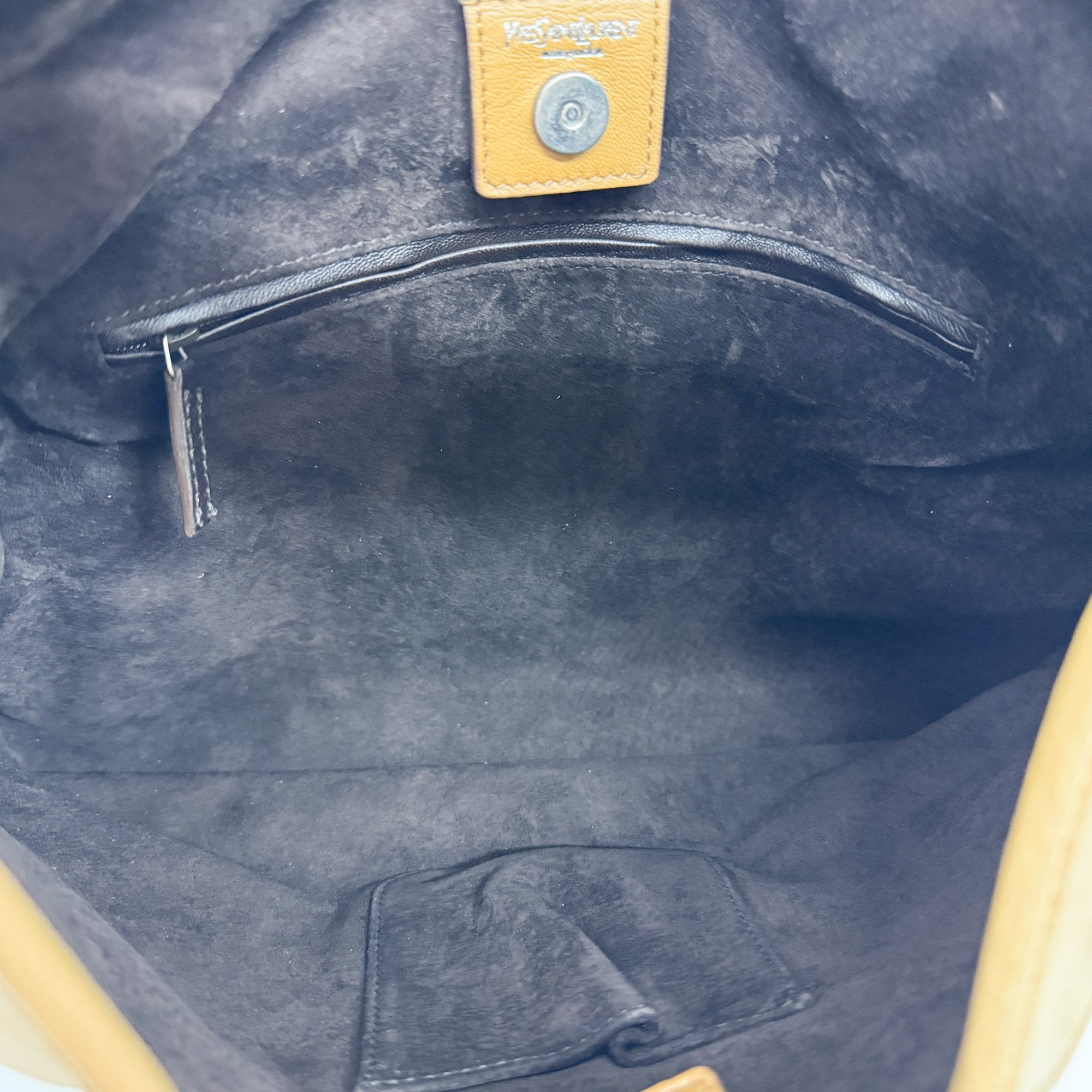 Saint-Tropez Brown Suede Shoulder Bag