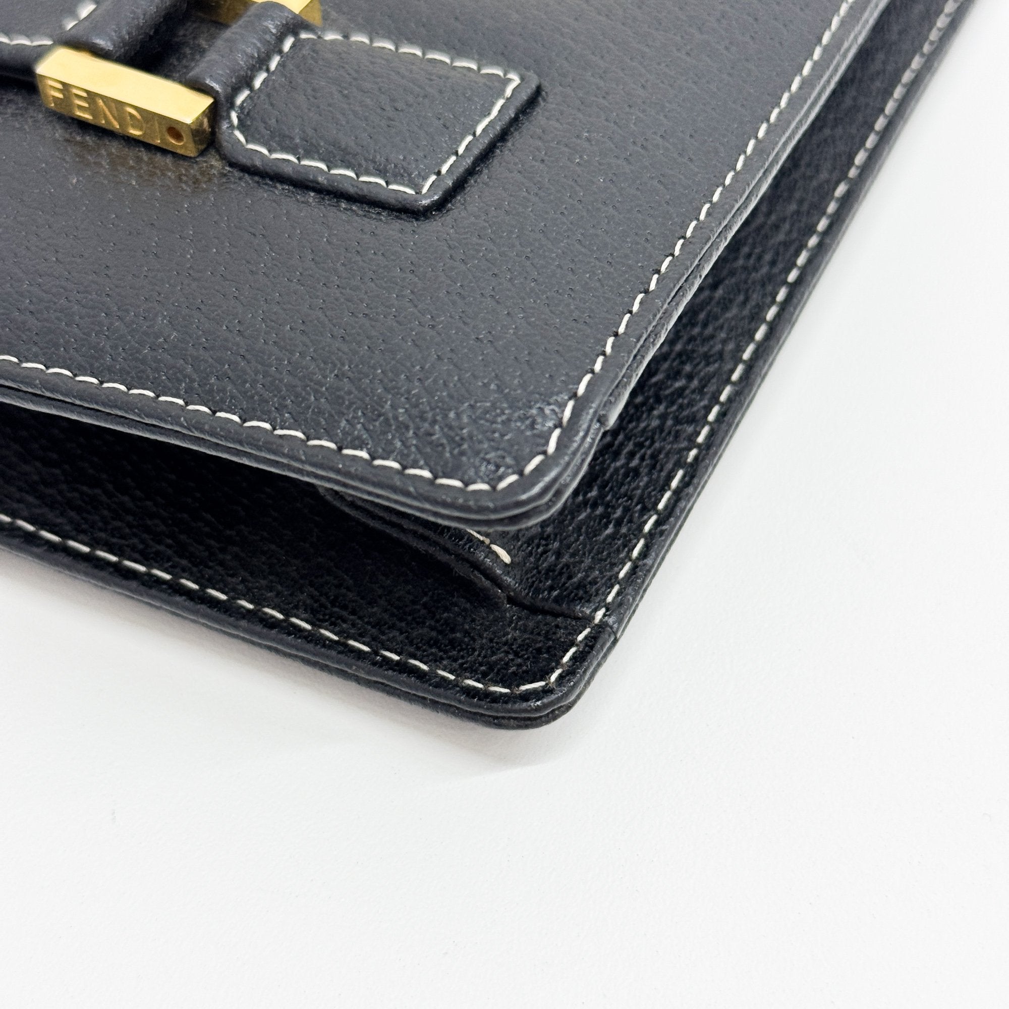 Black Leather Hand bag