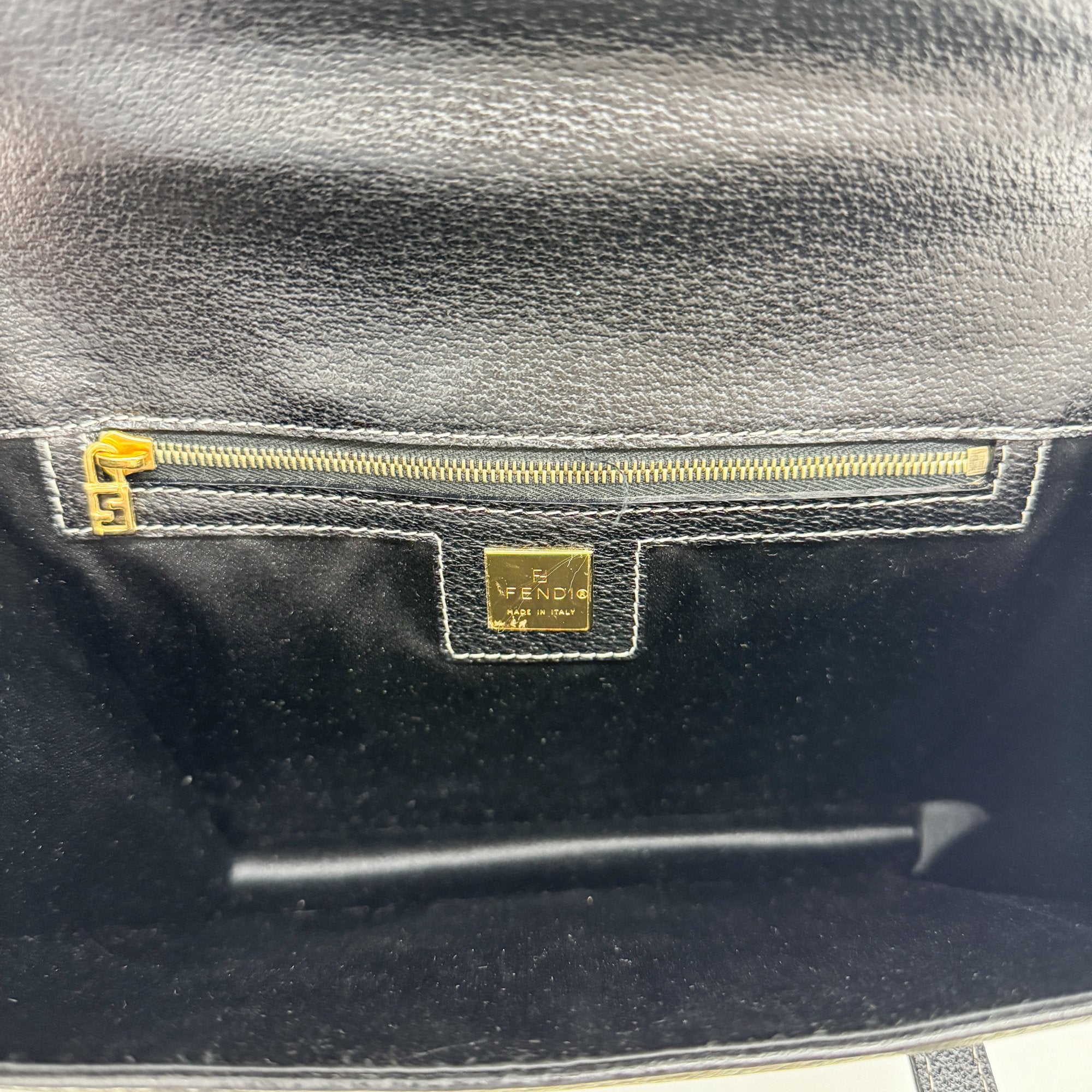 Black Leather Hand bag