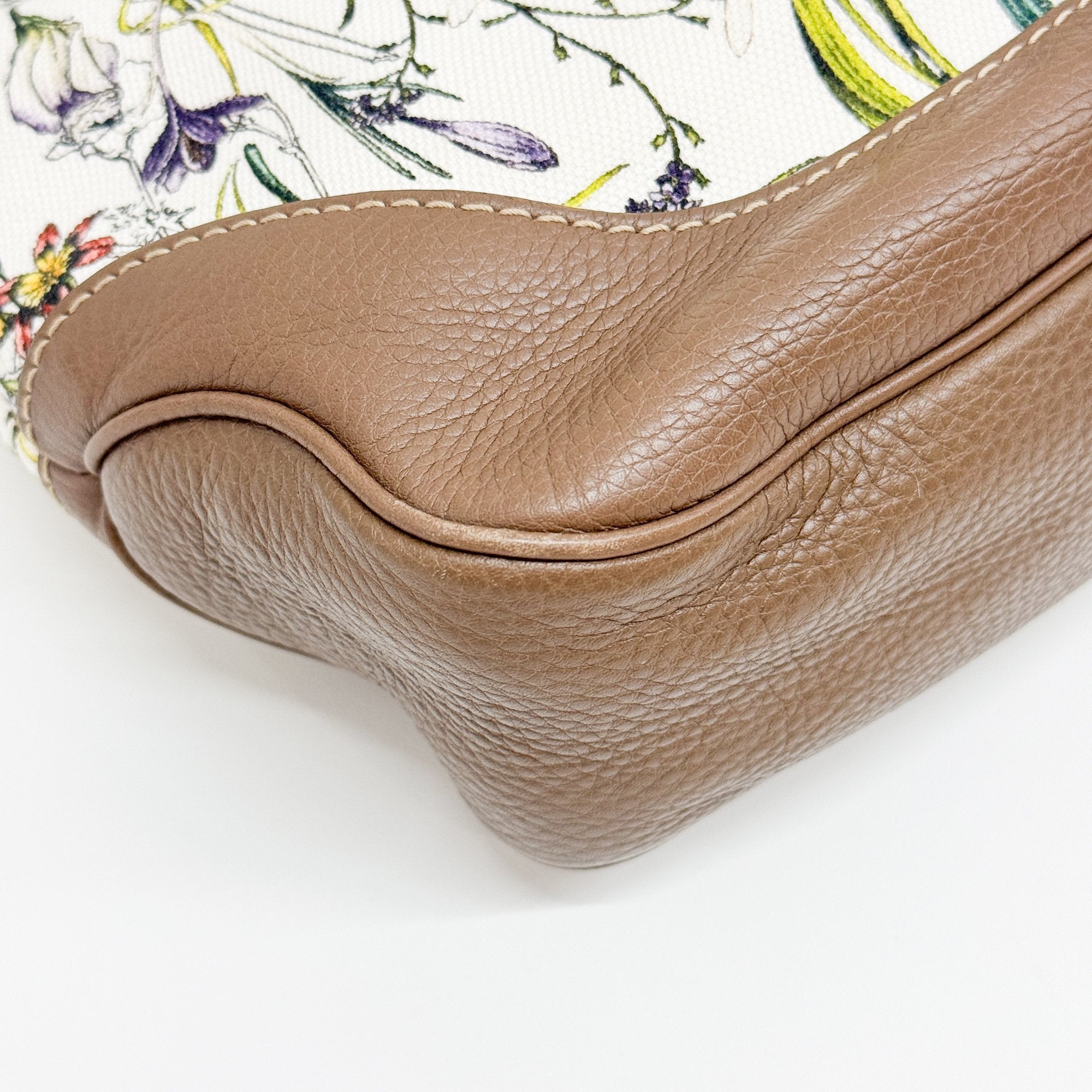 Jackie Multi-Color Floral Canvas Shoulder Bag