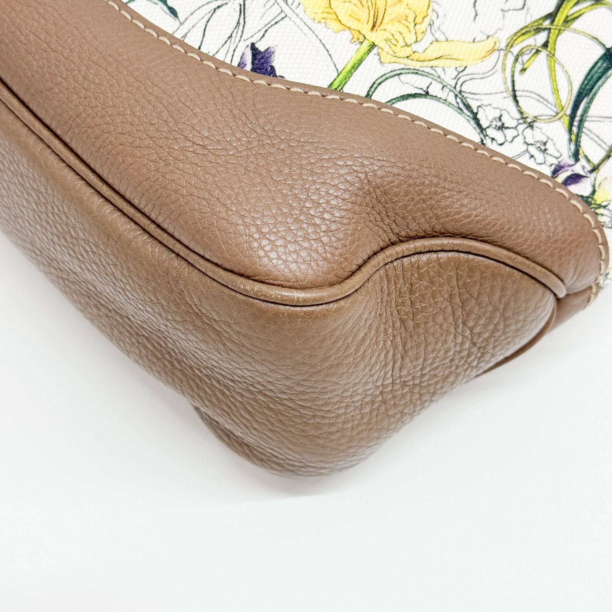 Jackie Multi-Color Floral Canvas Shoulder Bag