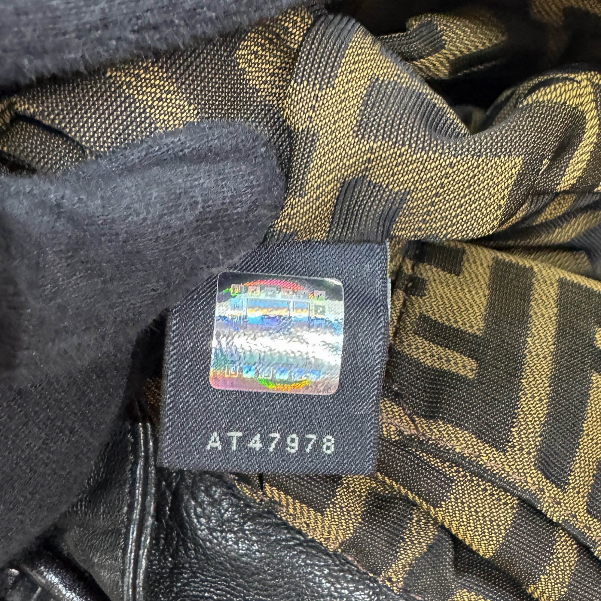 Spy Black Leather Hand Bag