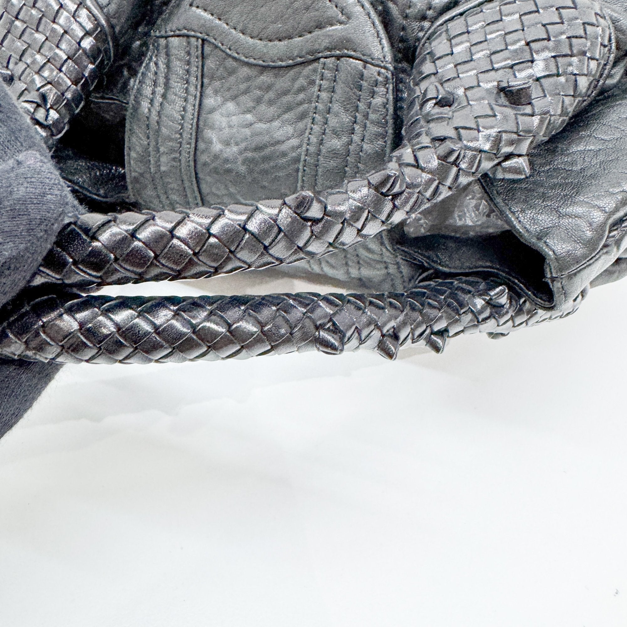 Spy Black Leather Hand Bag