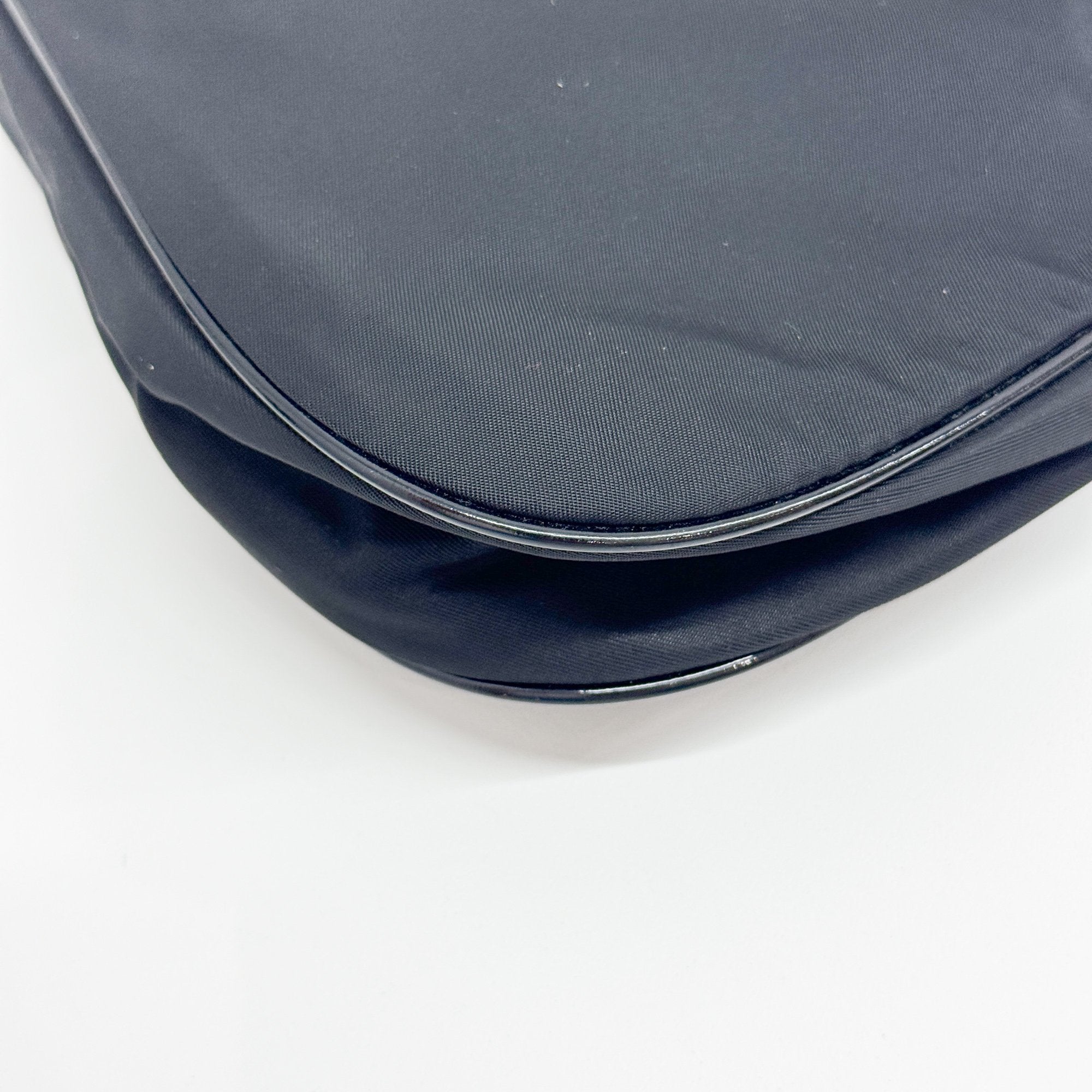 Black Nylon Shoulder Bag