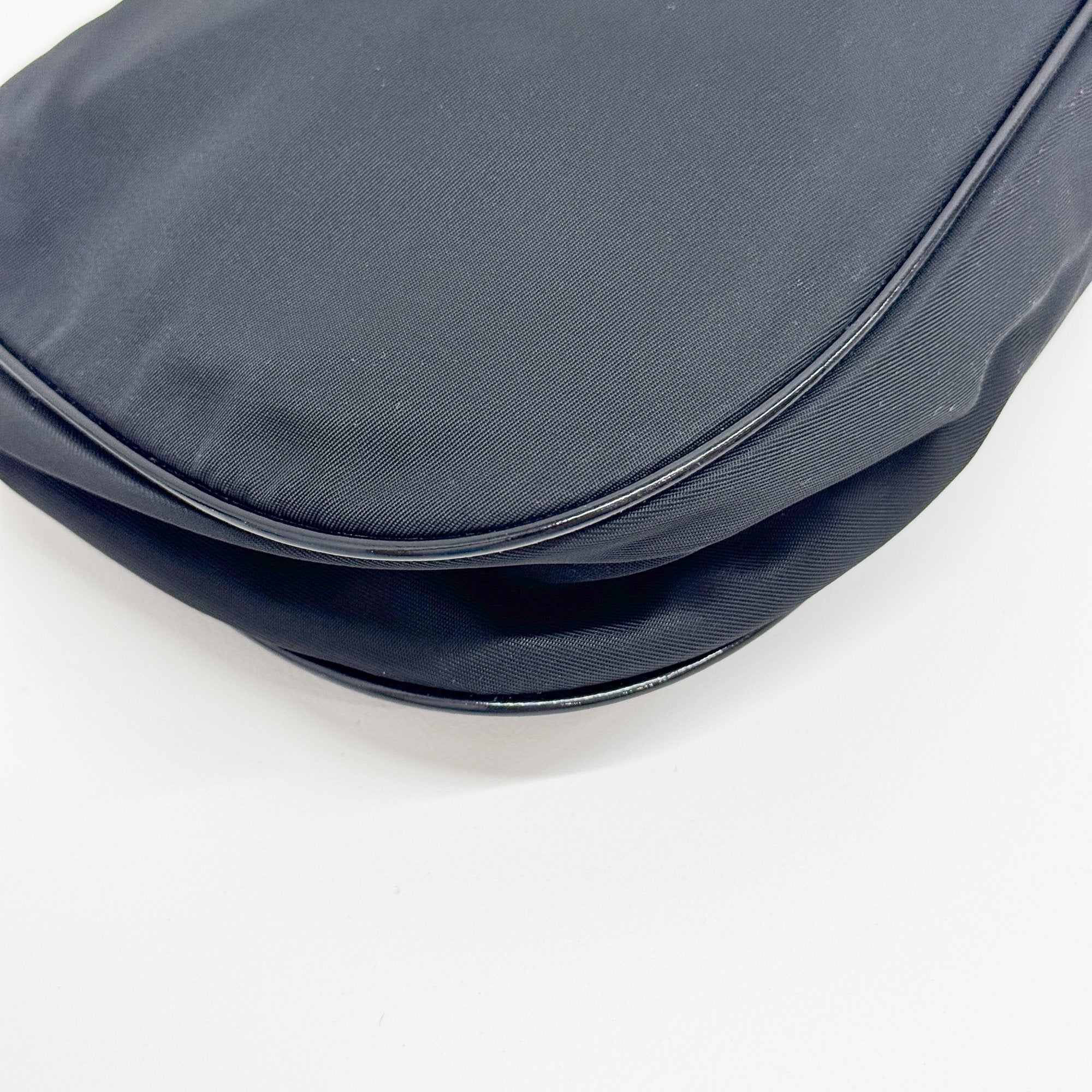 Black Nylon Shoulder Bag