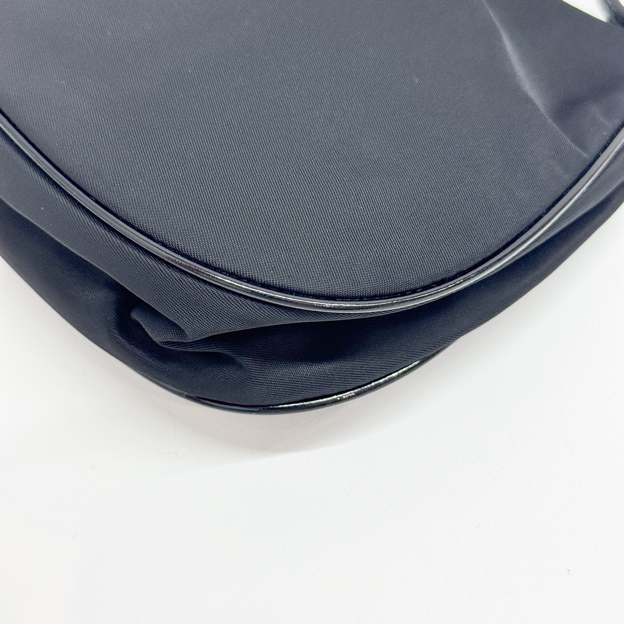 Black Nylon Shoulder Bag