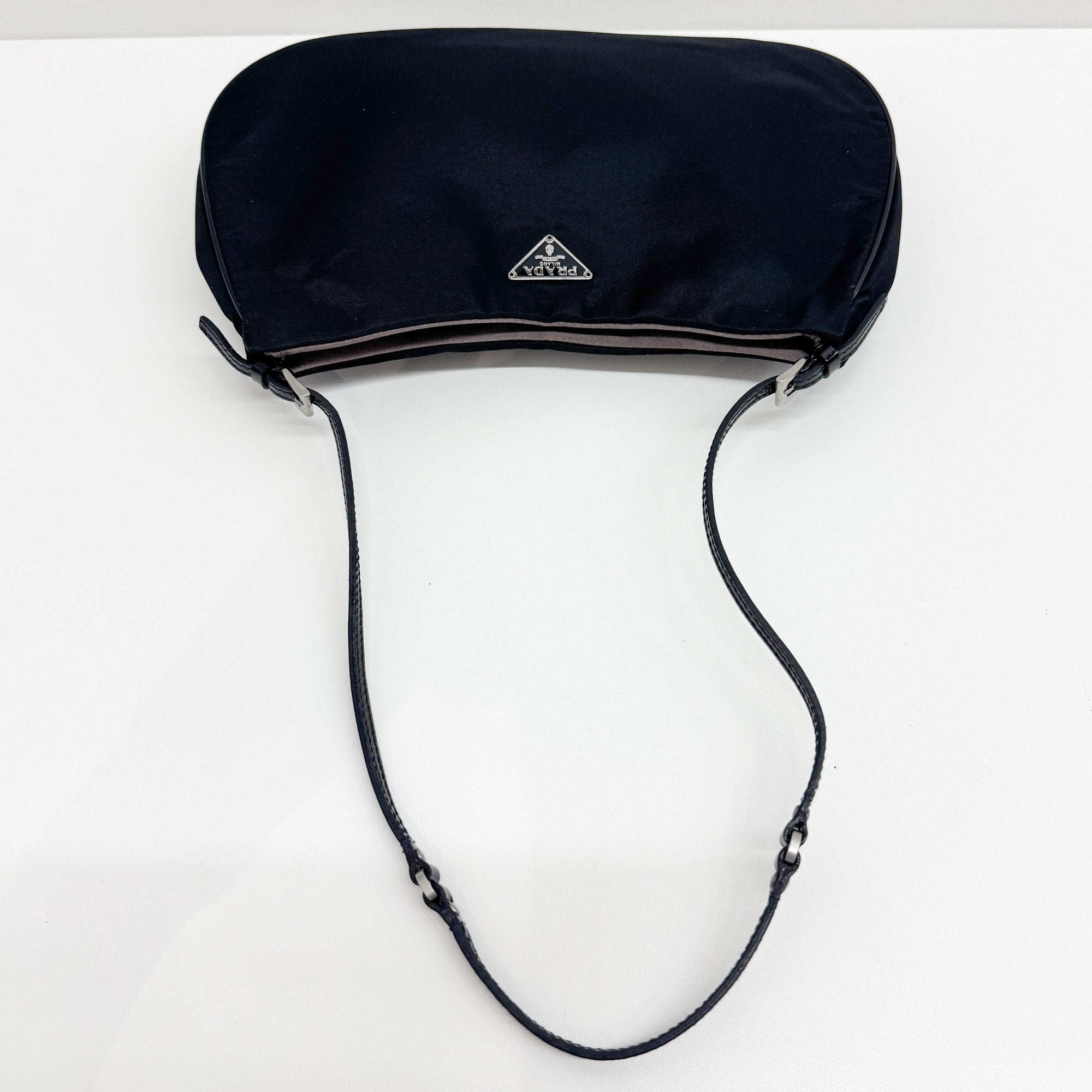 Black Nylon Shoulder Bag