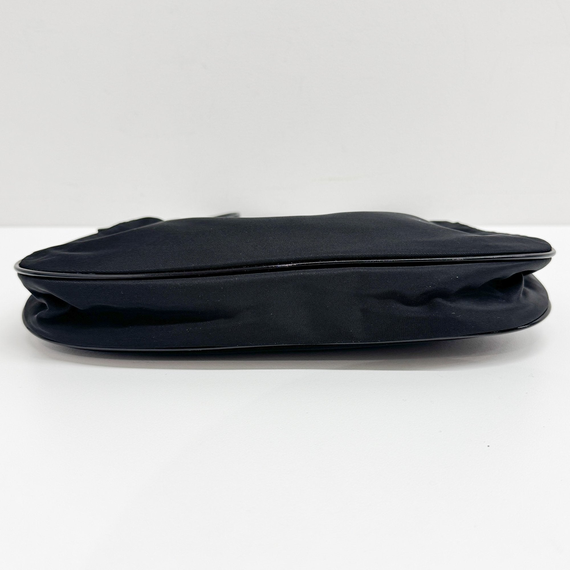 Black Nylon Shoulder Bag