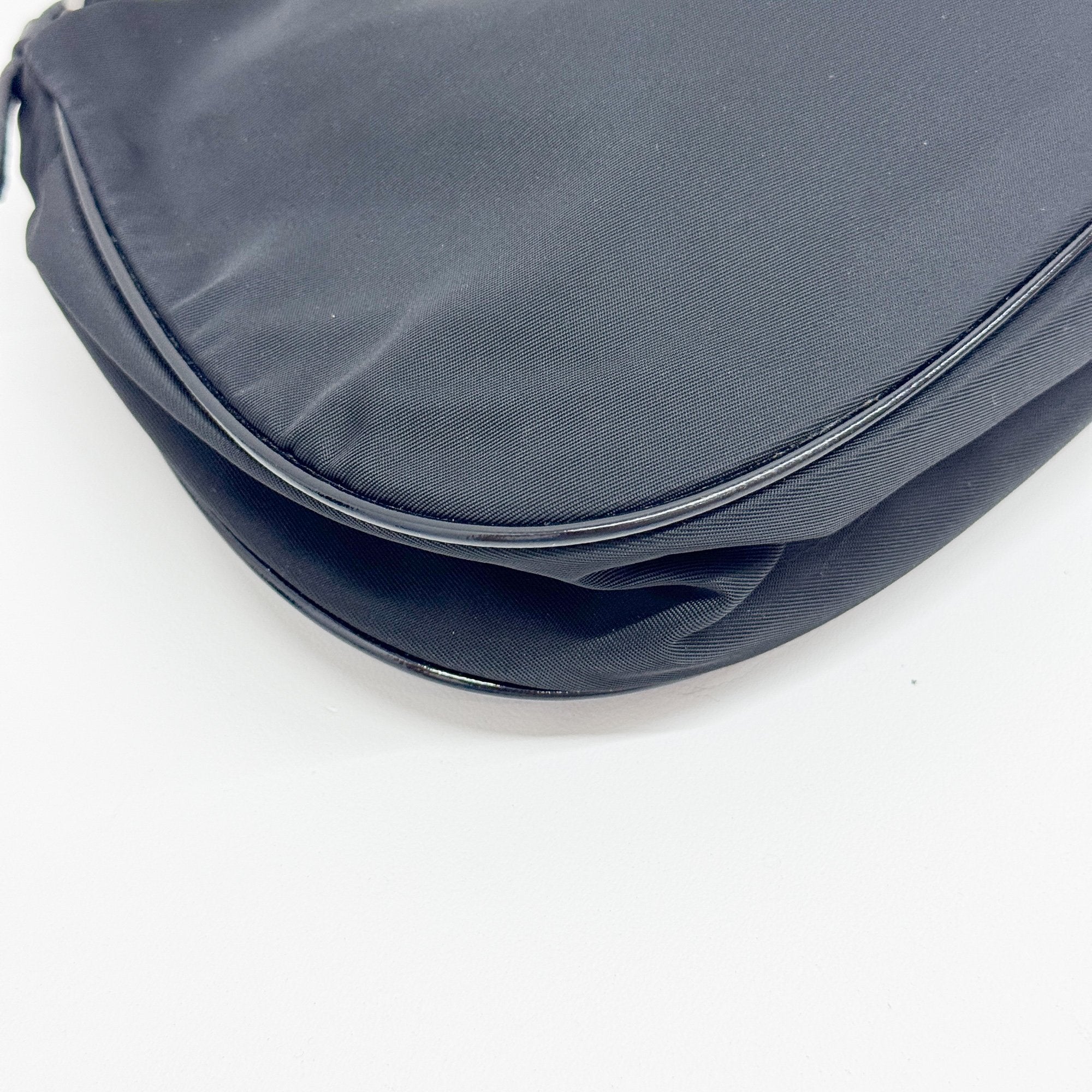 Black Nylon Shoulder Bag