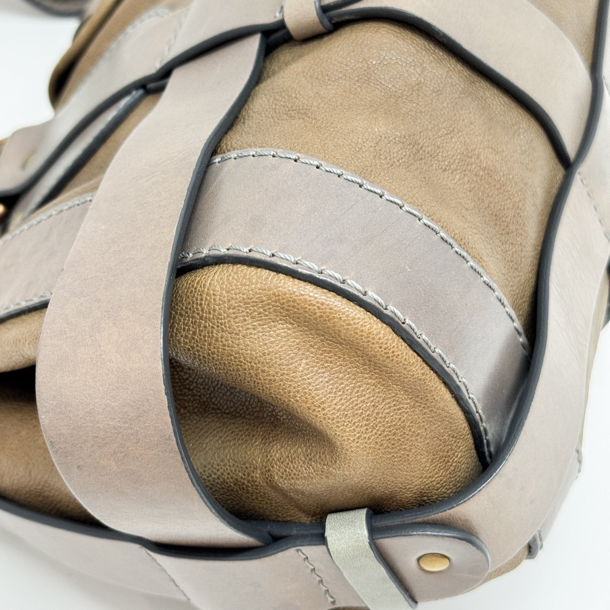 Kerala Multi-color Leather Shoulder Bag