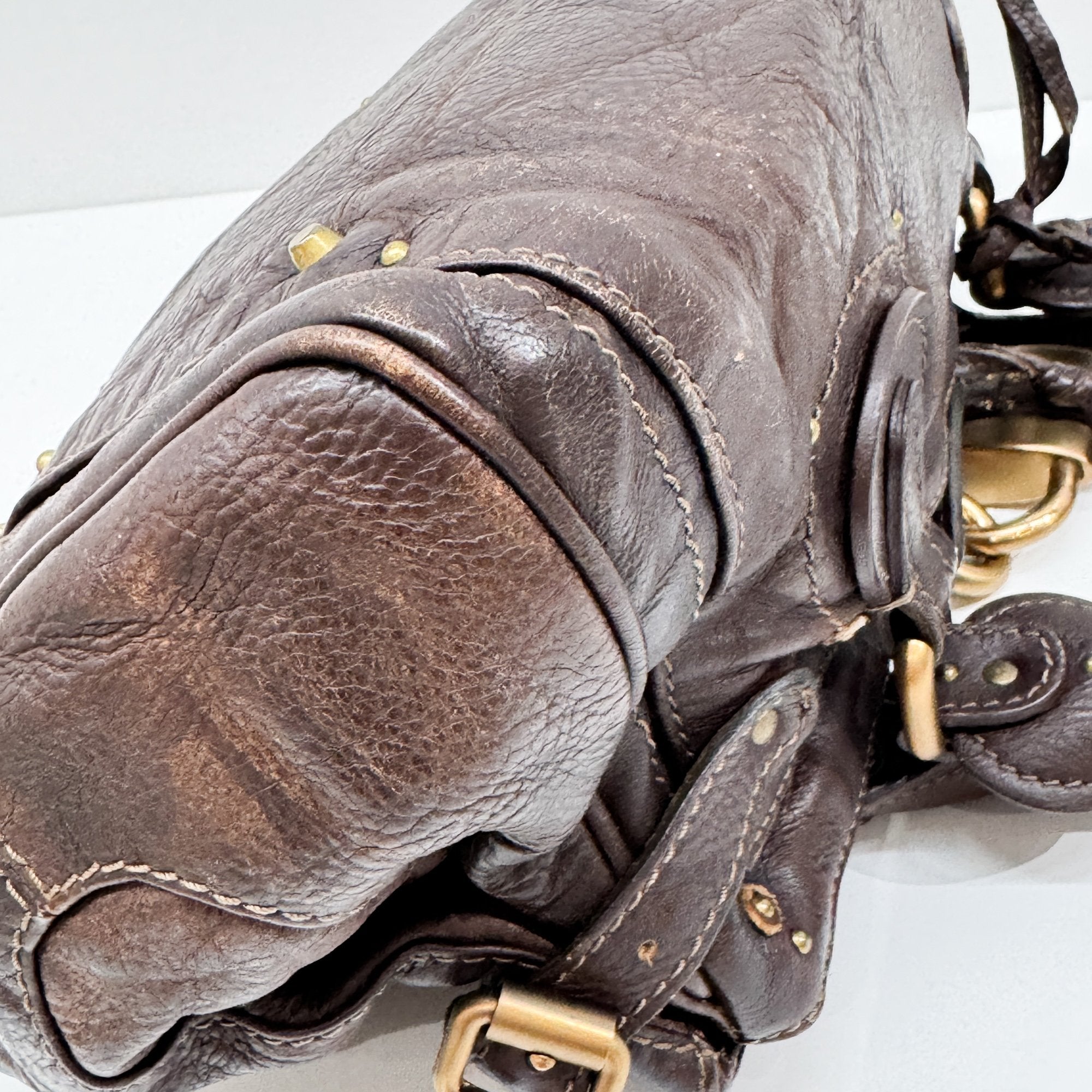 Paddington Brown Leather Shoulder Bag