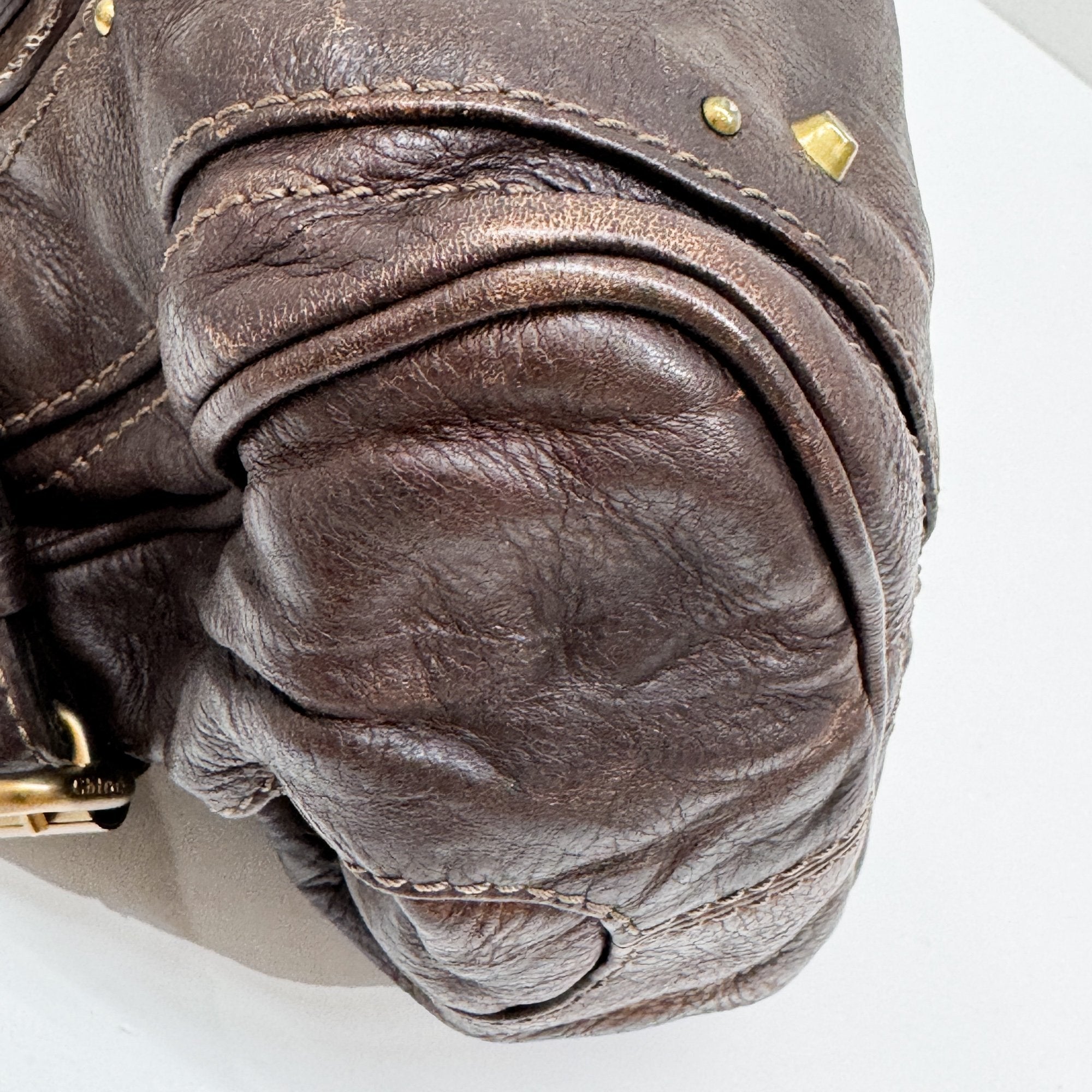 Paddington Brown Leather Shoulder Bag