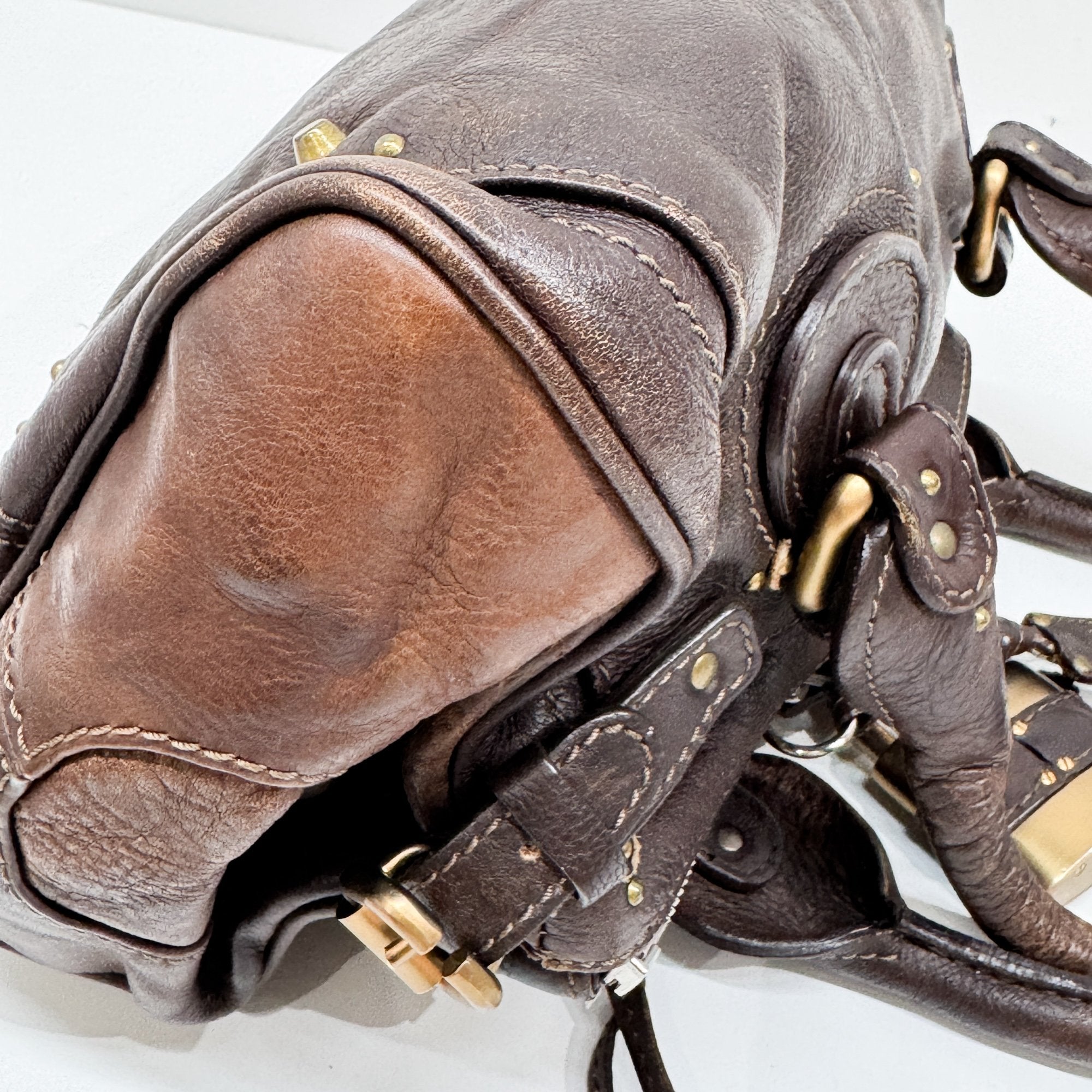 Paddington Brown Leather Shoulder Bag