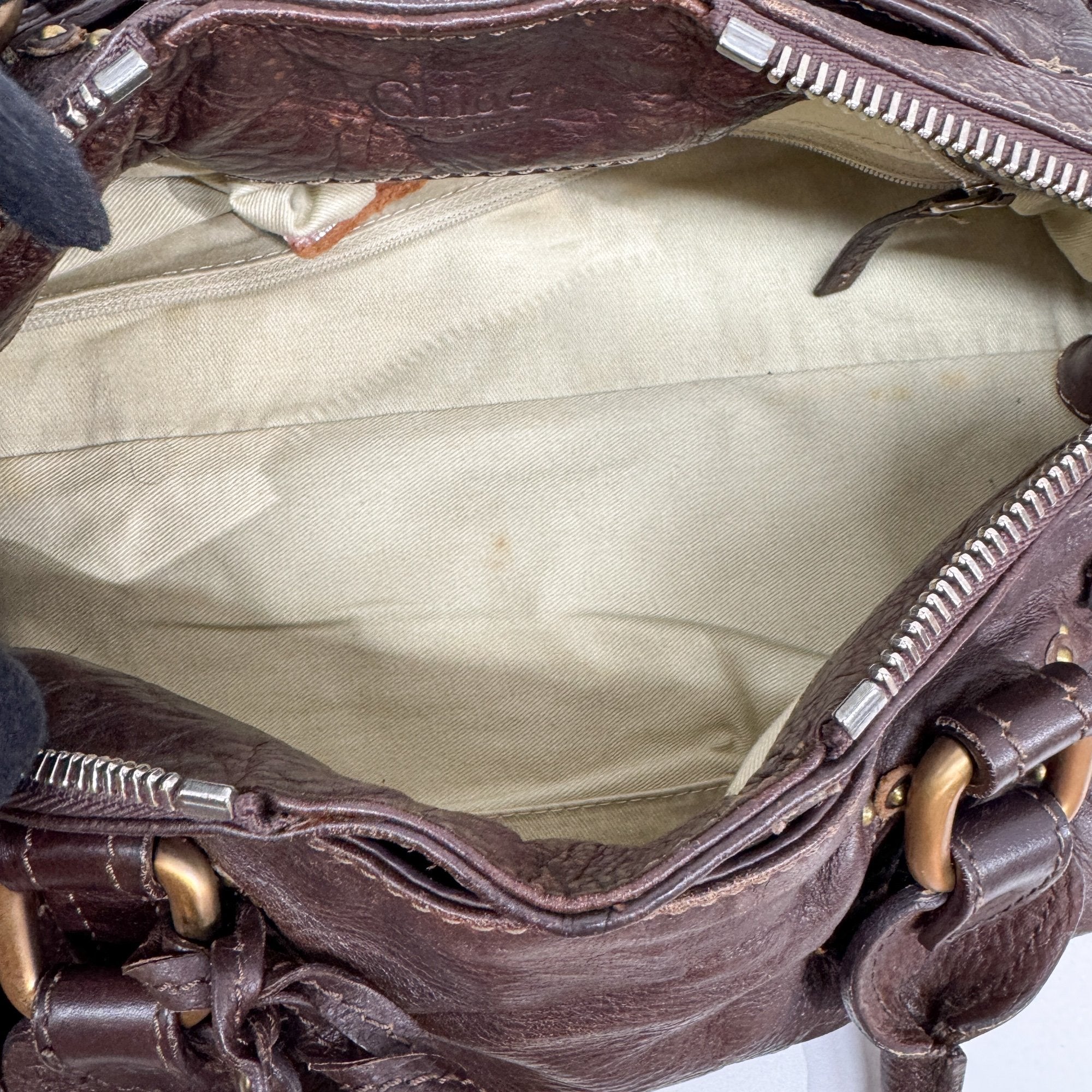 Paddington Brown Leather Shoulder Bag