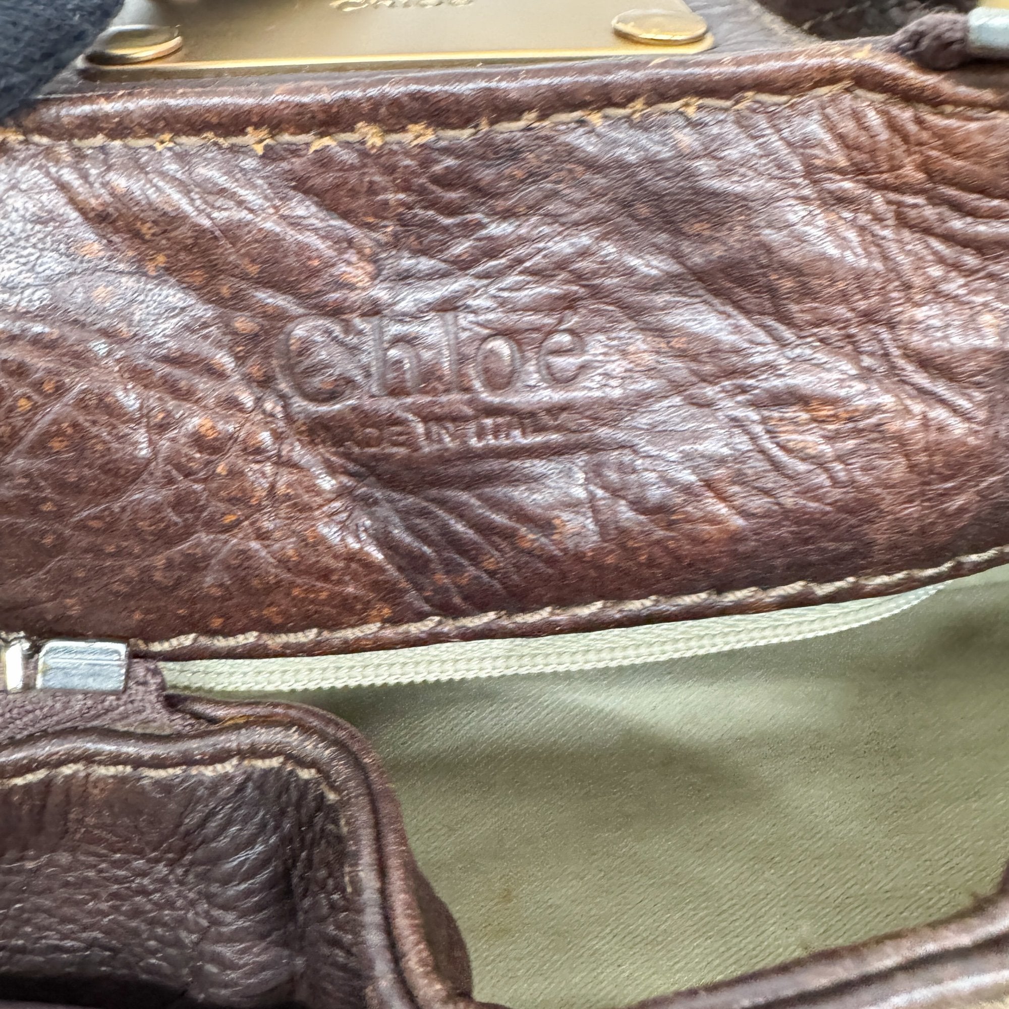 Paddington Brown Leather Shoulder Bag