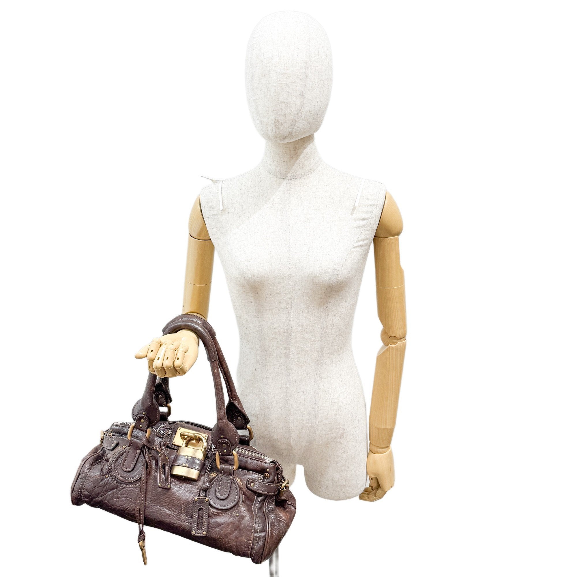 Paddington Brown Leather Shoulder Bag