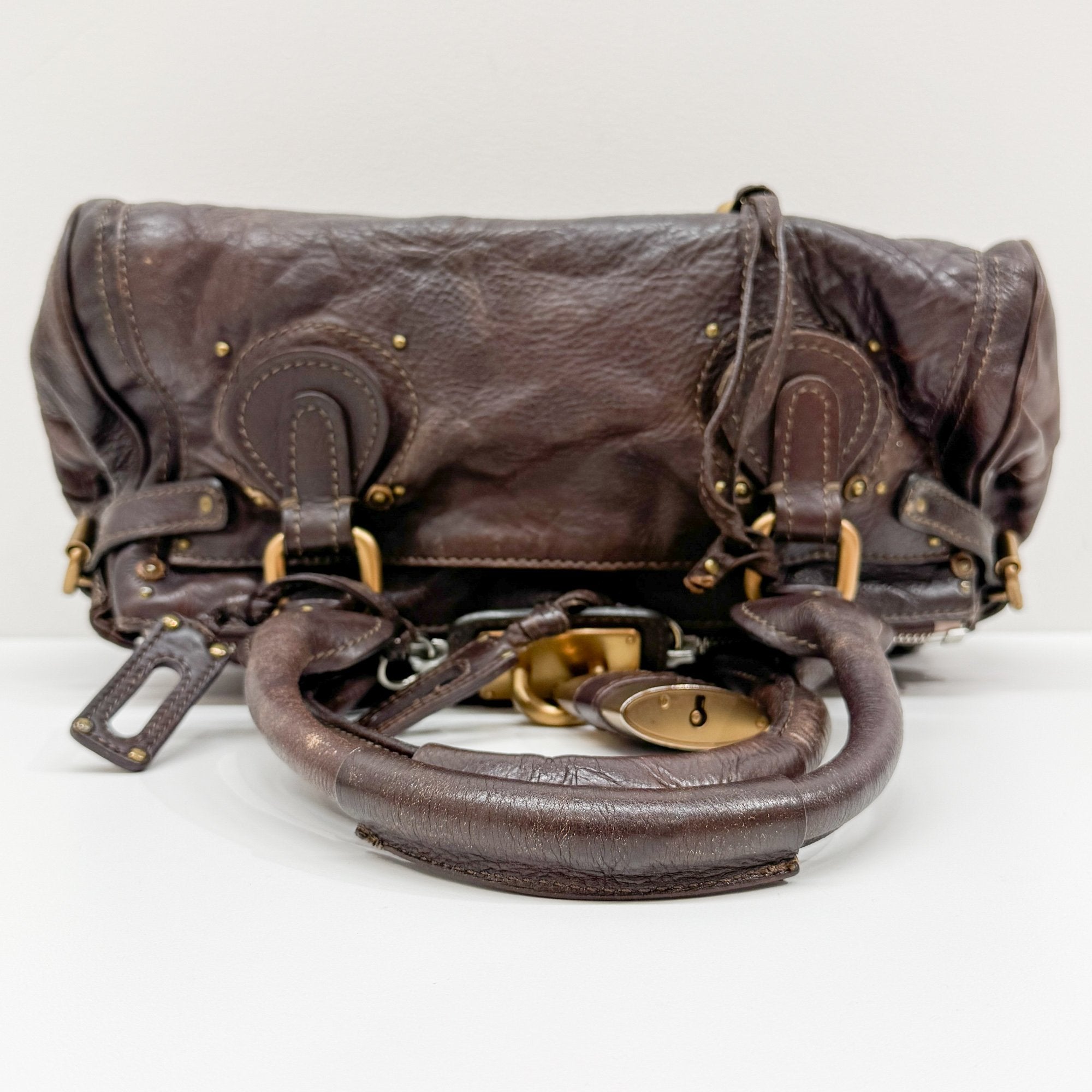 Paddington Brown Leather Shoulder Bag
