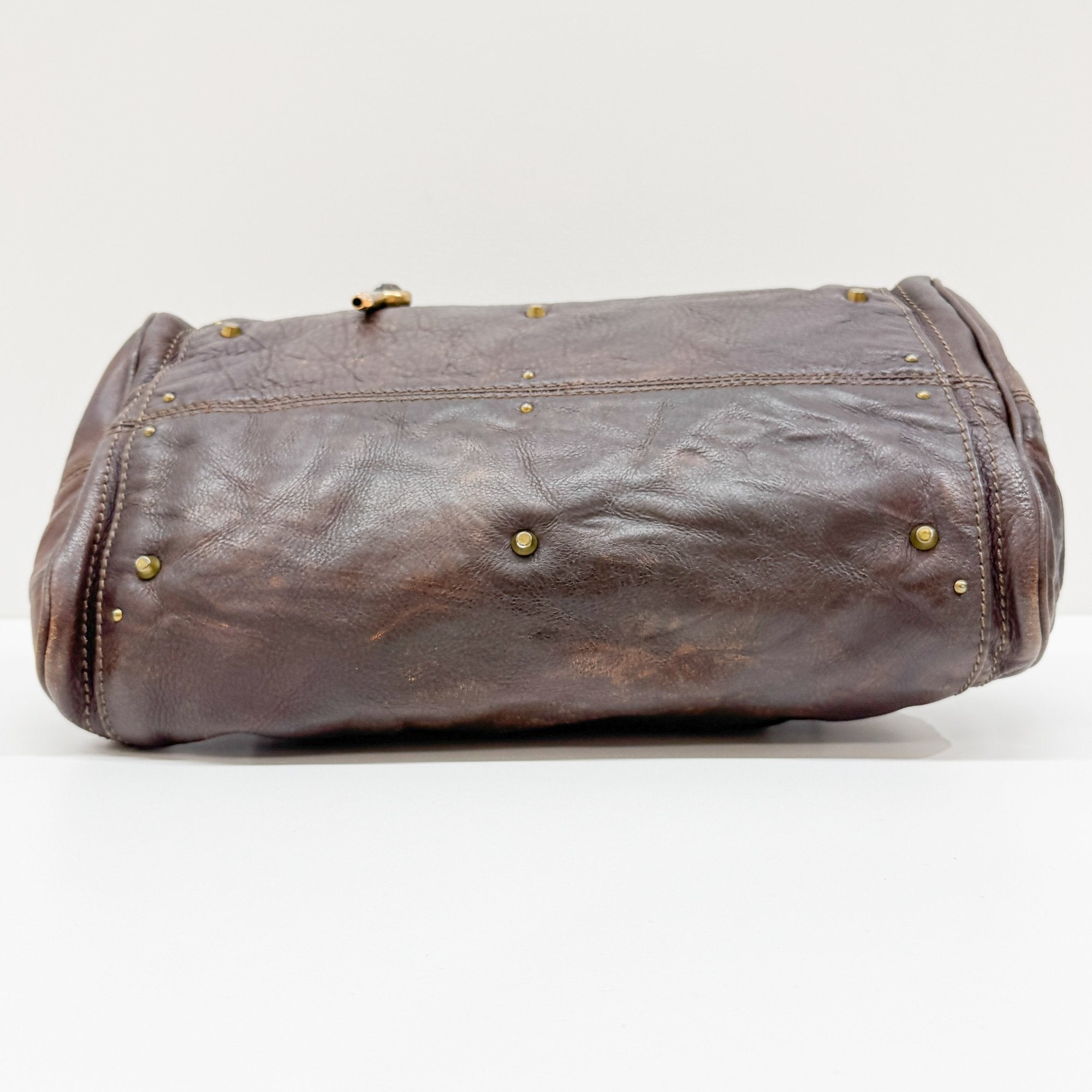 Paddington Brown Leather Shoulder Bag