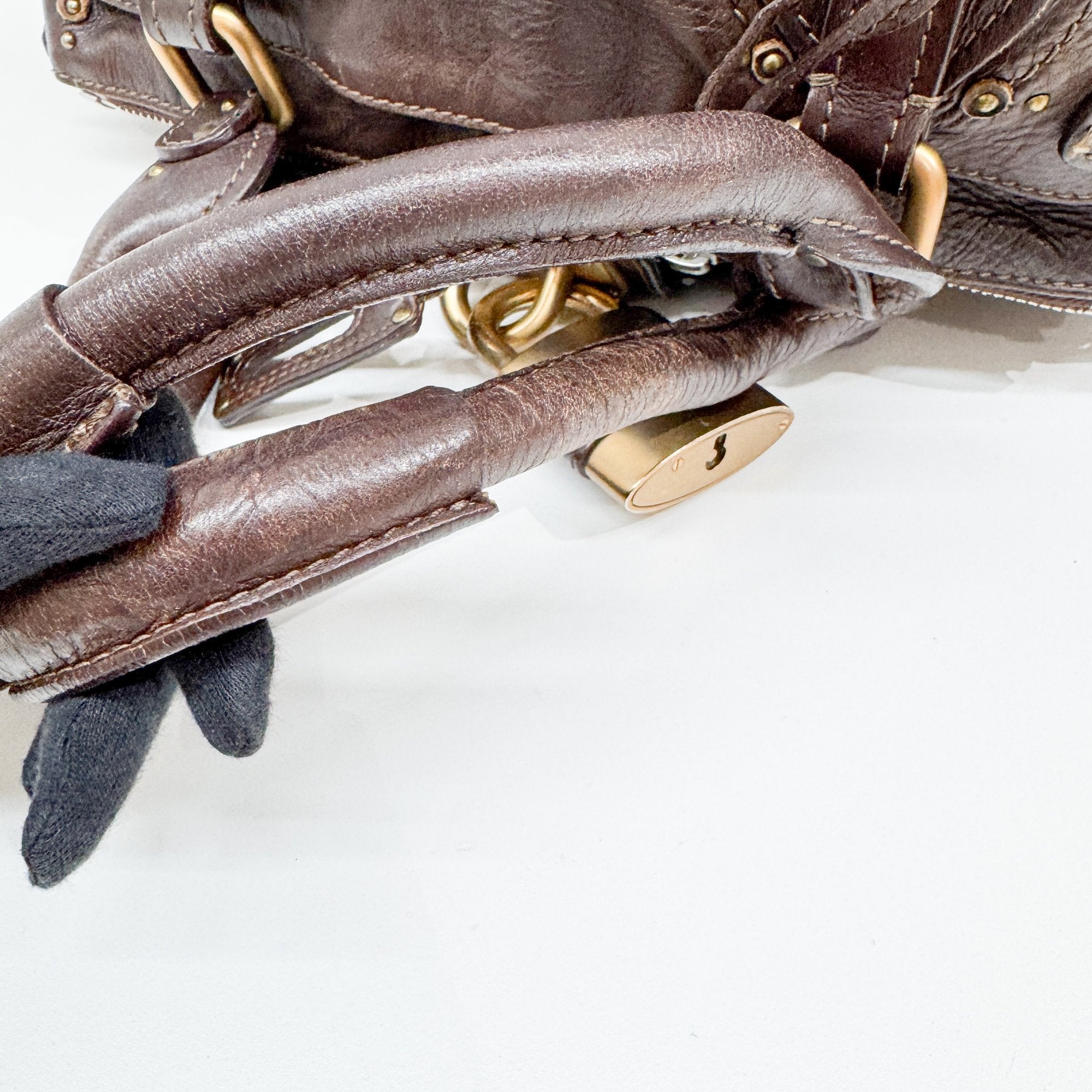 Paddington Brown Leather Shoulder Bag