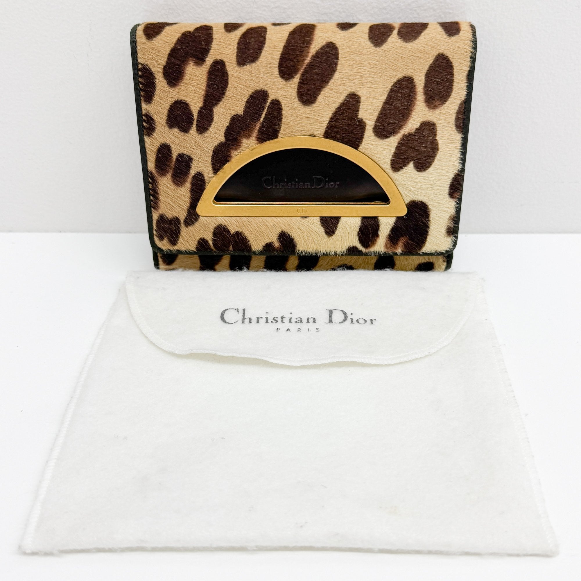 Malice Pearl Cheetah Pony Hair Address Book