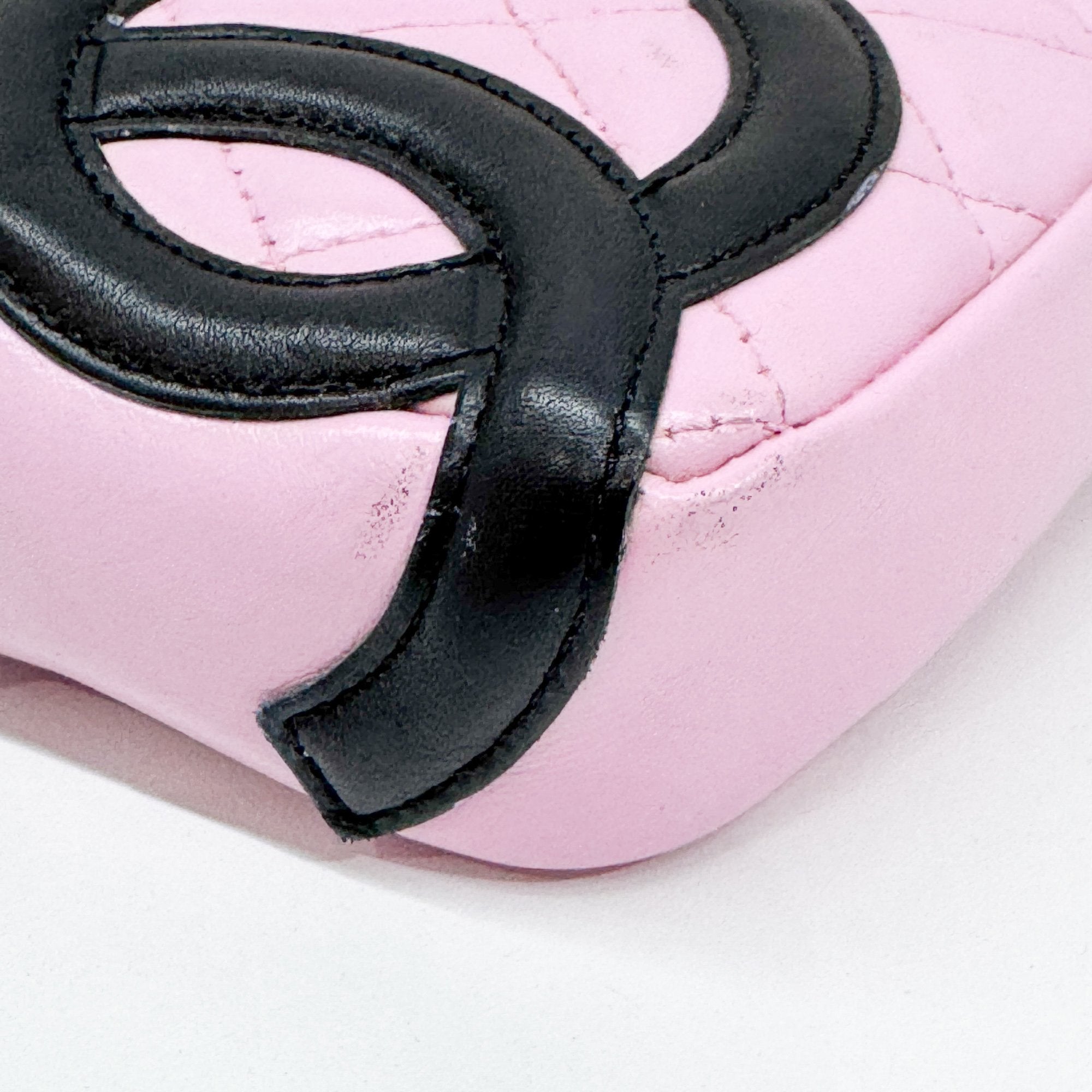 Cambon Pink Leather Shoulder Bag