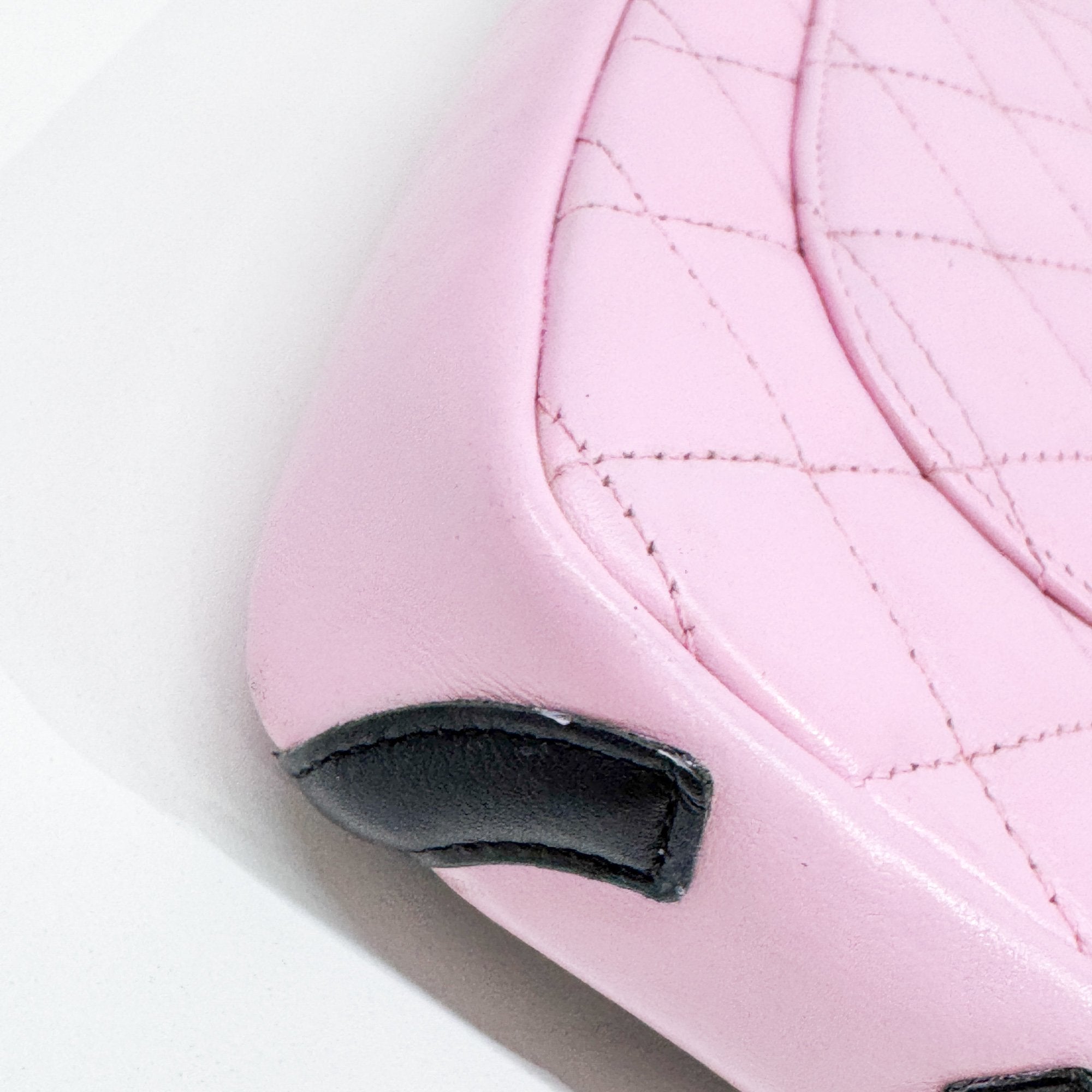 Cambon Pink Leather Shoulder Bag