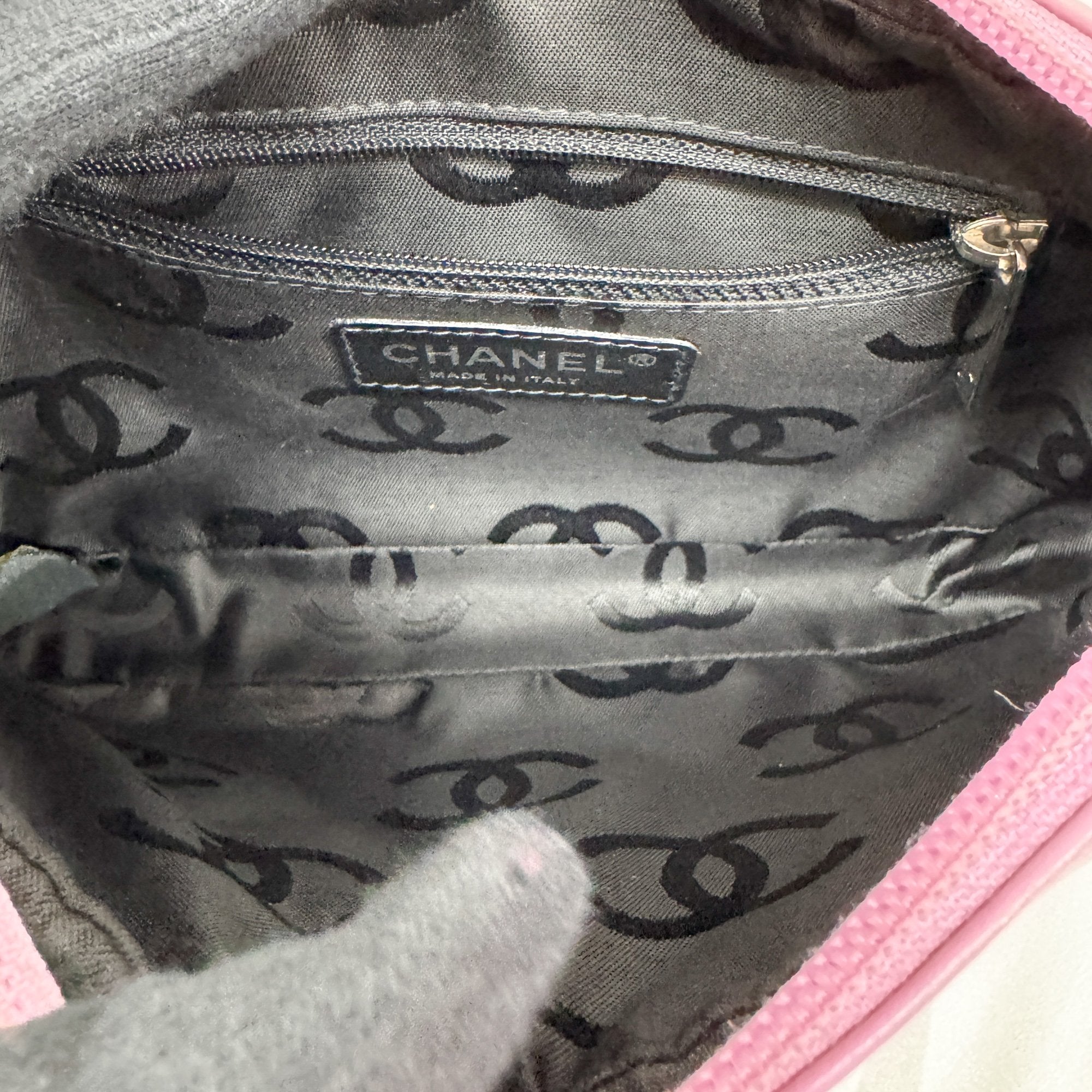 Cambon Pink Leather Shoulder Bag