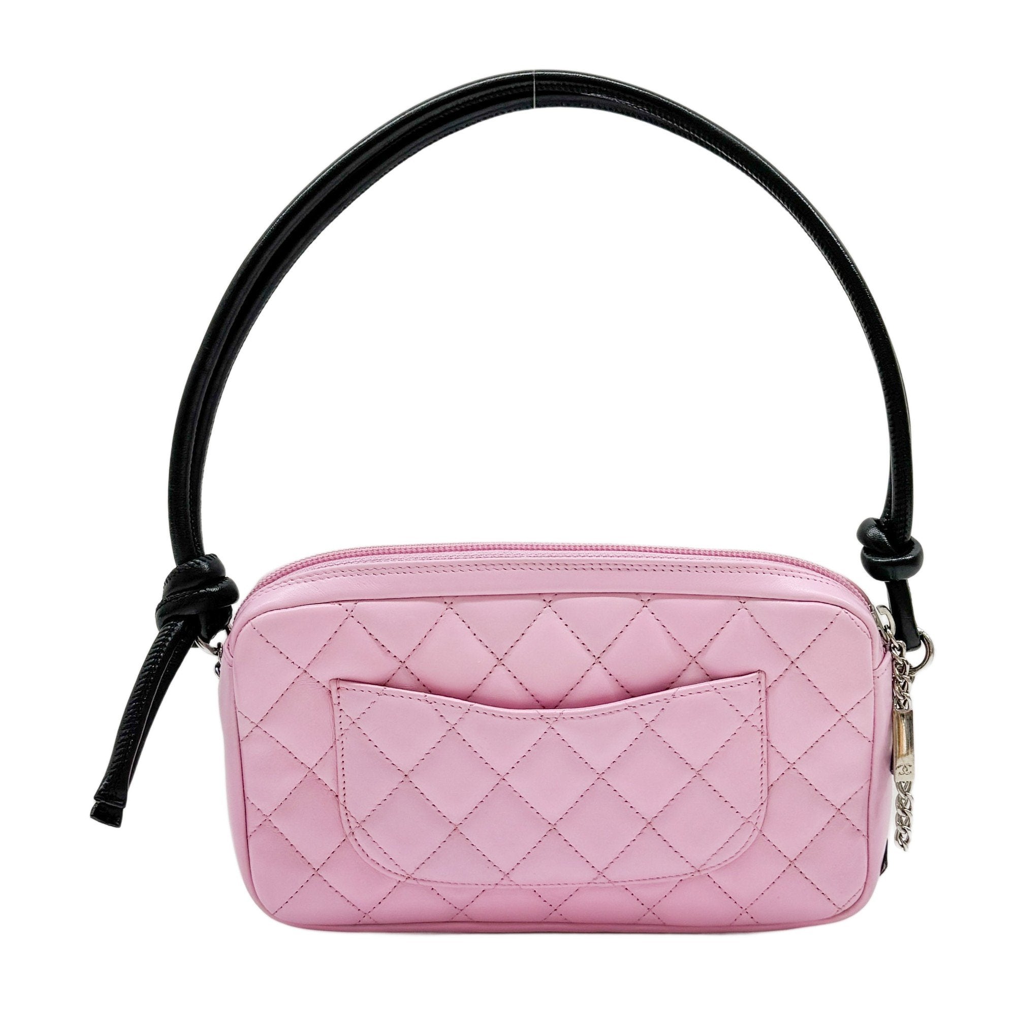 Cambon Pink Leather Shoulder Bag