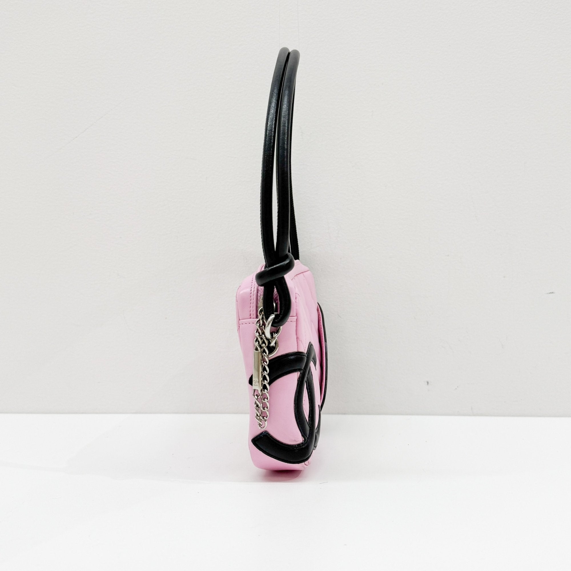 Cambon Pink Leather Shoulder Bag