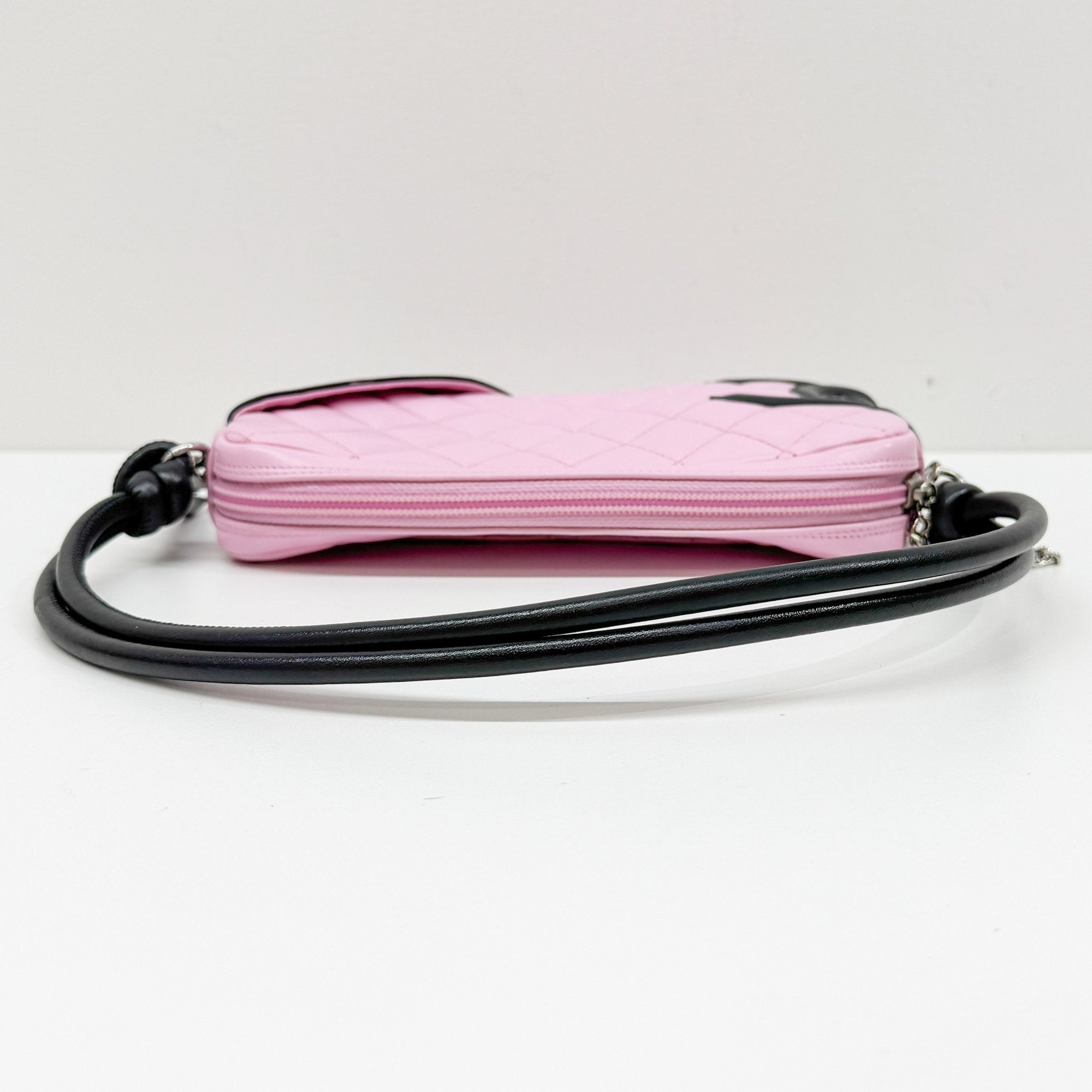 Cambon Pink Leather Shoulder Bag